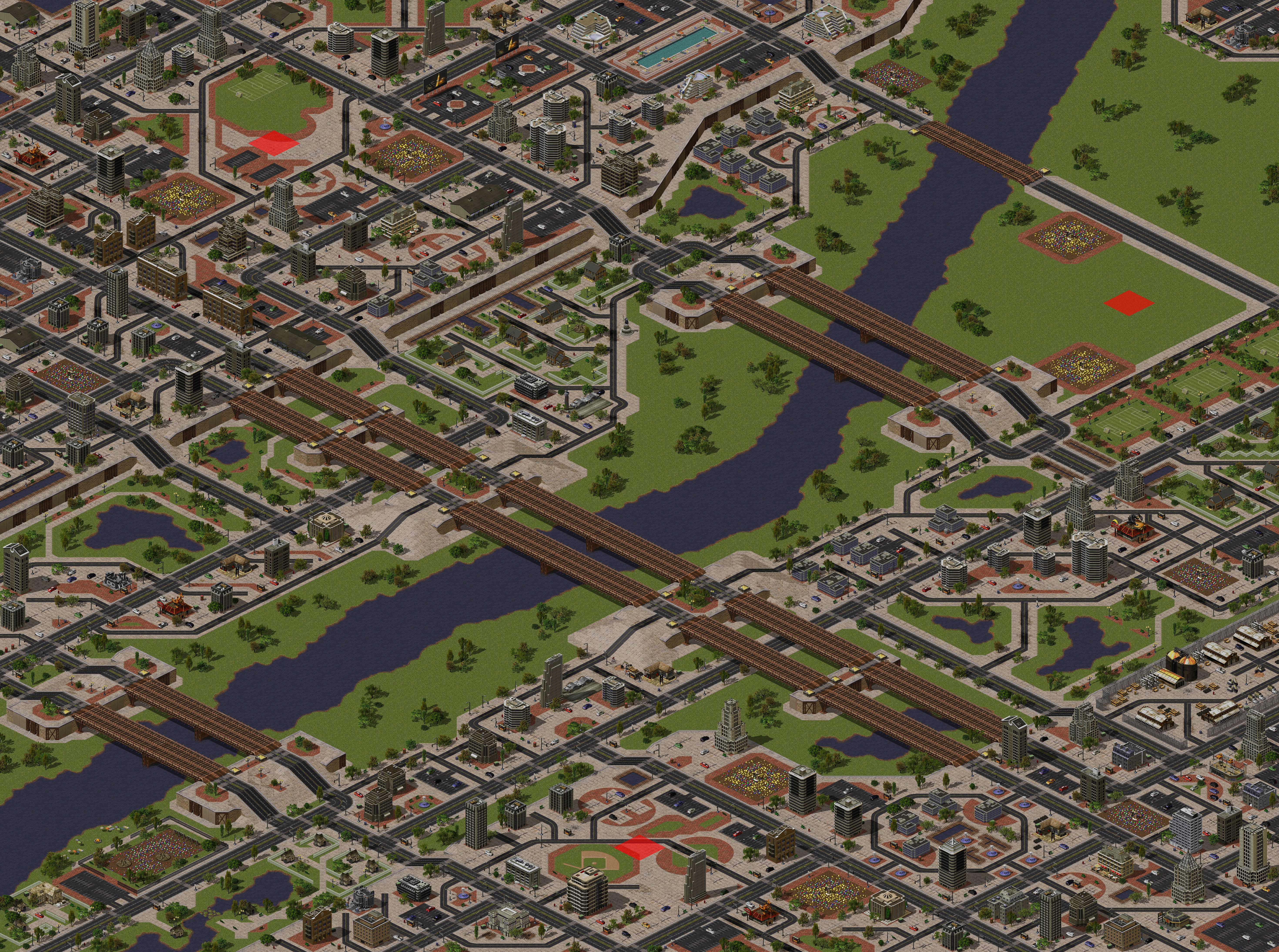 Rendered map: Laced River