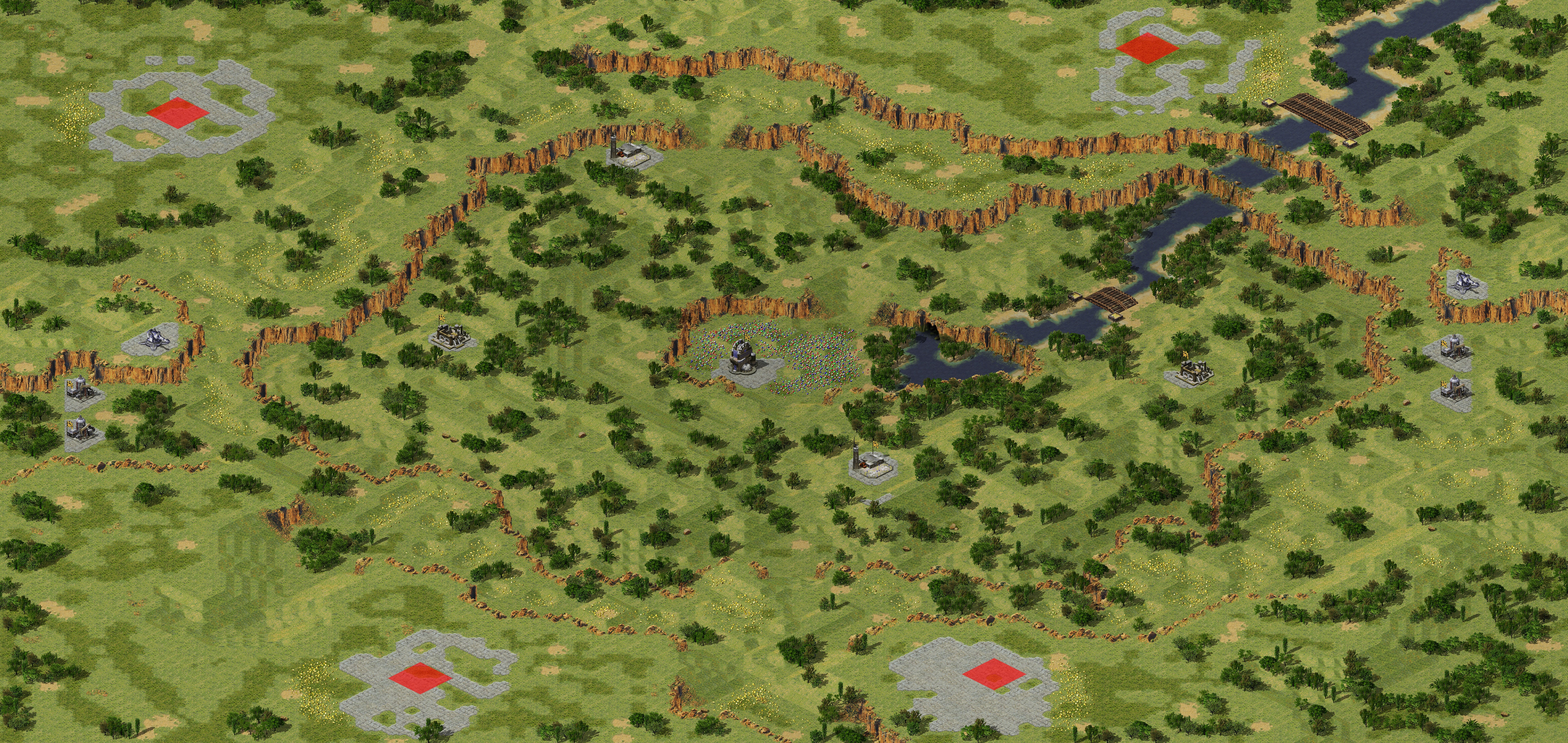 Rendered map: Hole Commando's