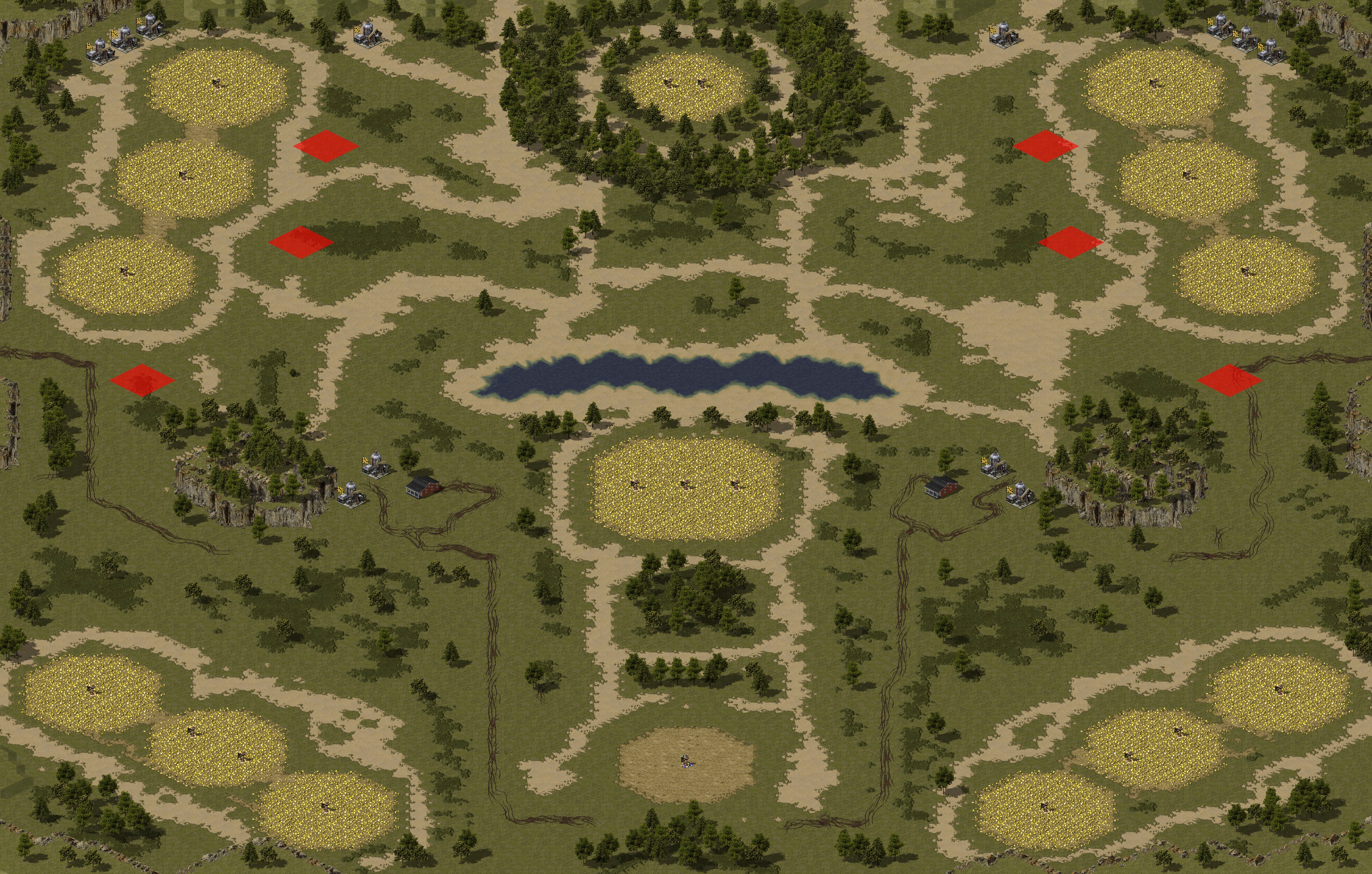 Rendered map: Forgotten Forest Six