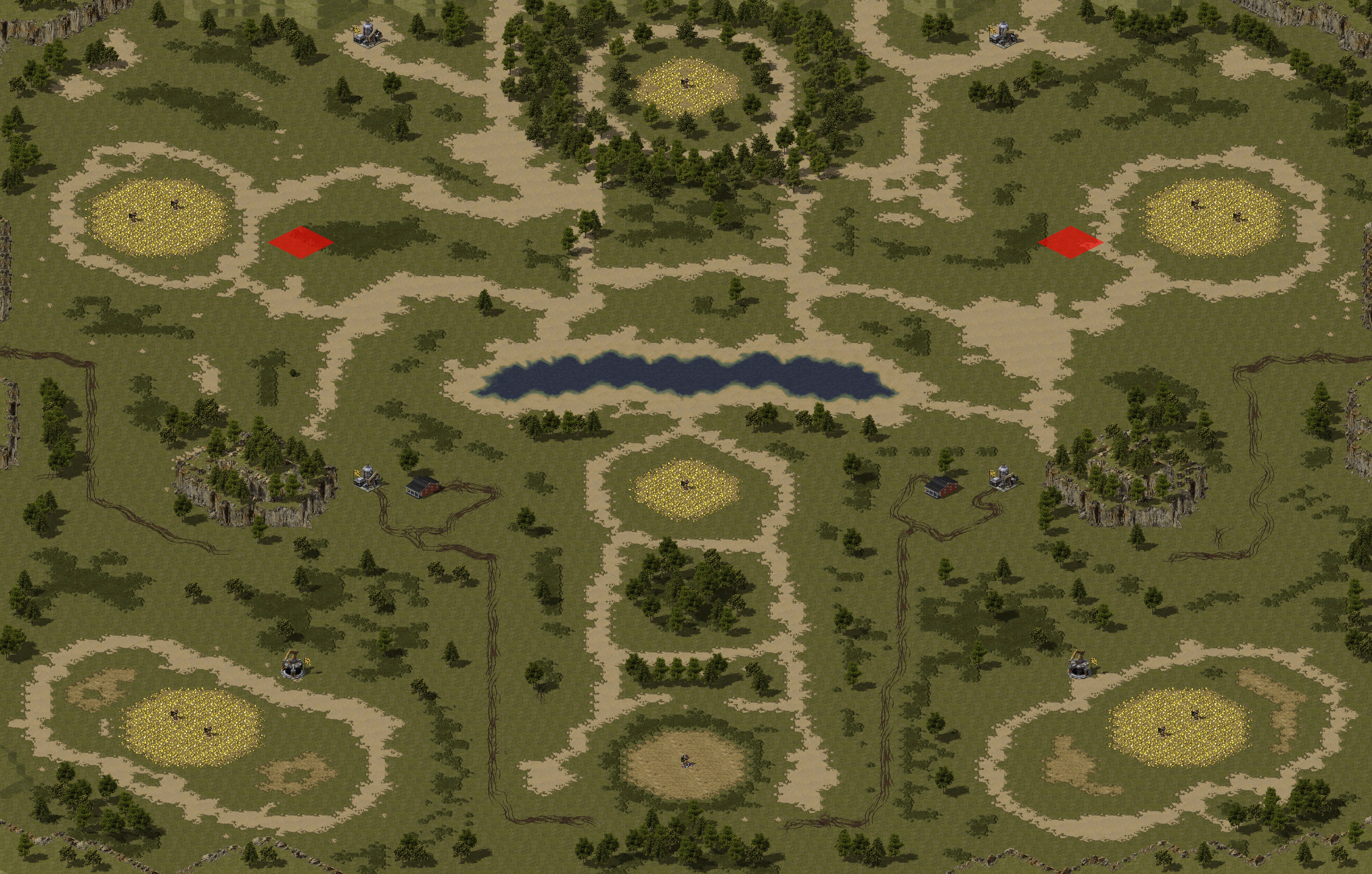 Rendered map: Forgotten Forest Two