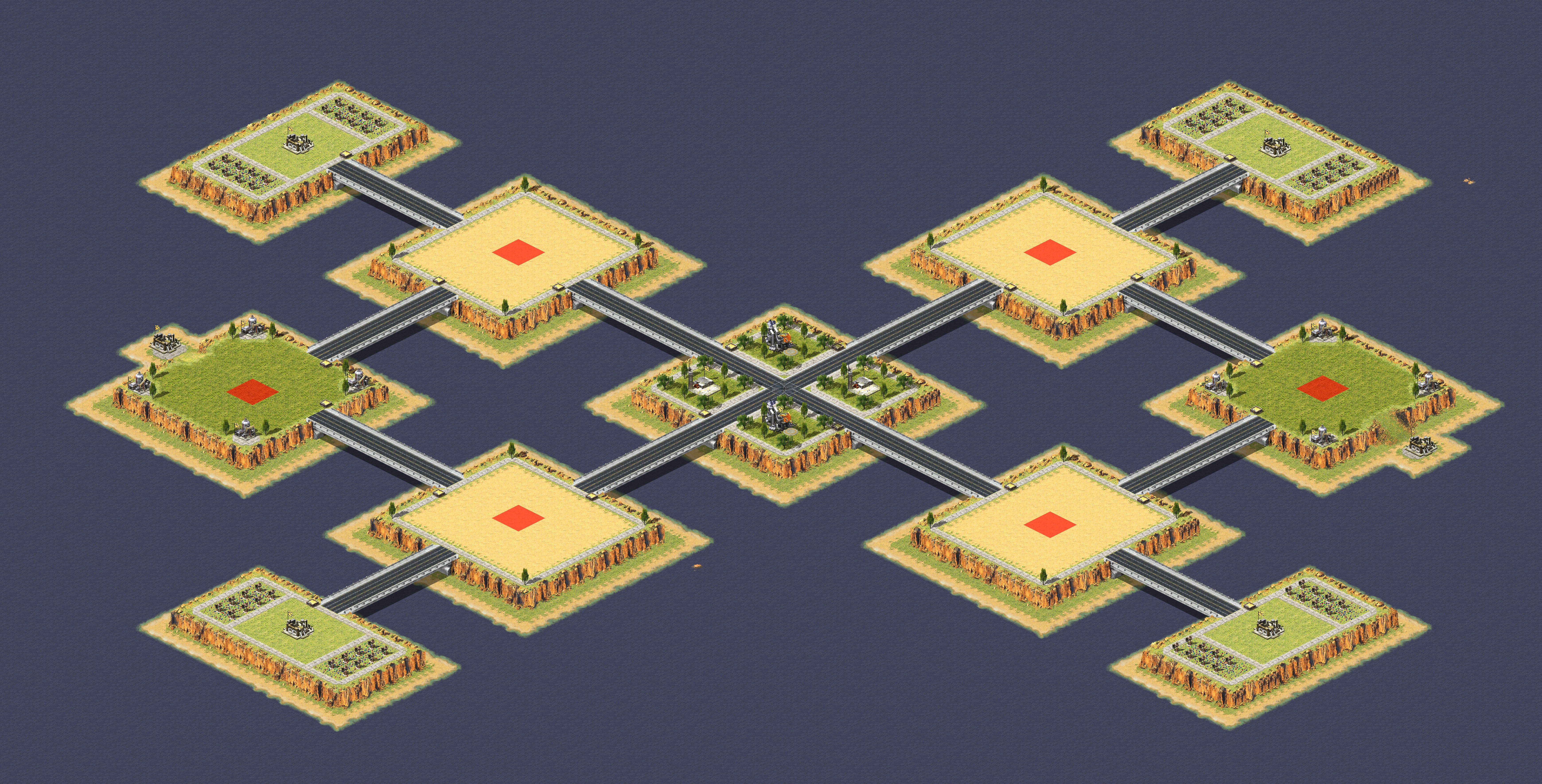 Rendered map: Chain Island