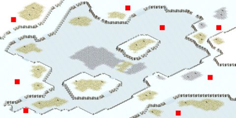 Rendered preview of Snowy Field v1.0