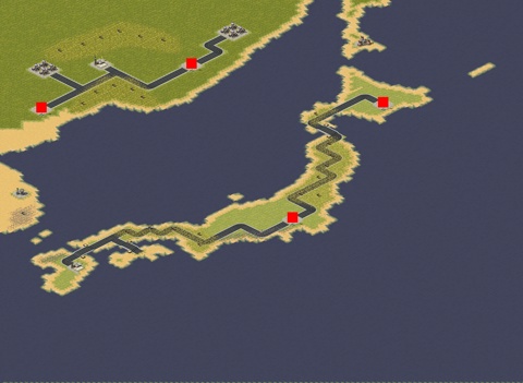 Rendered preview of Japan Island