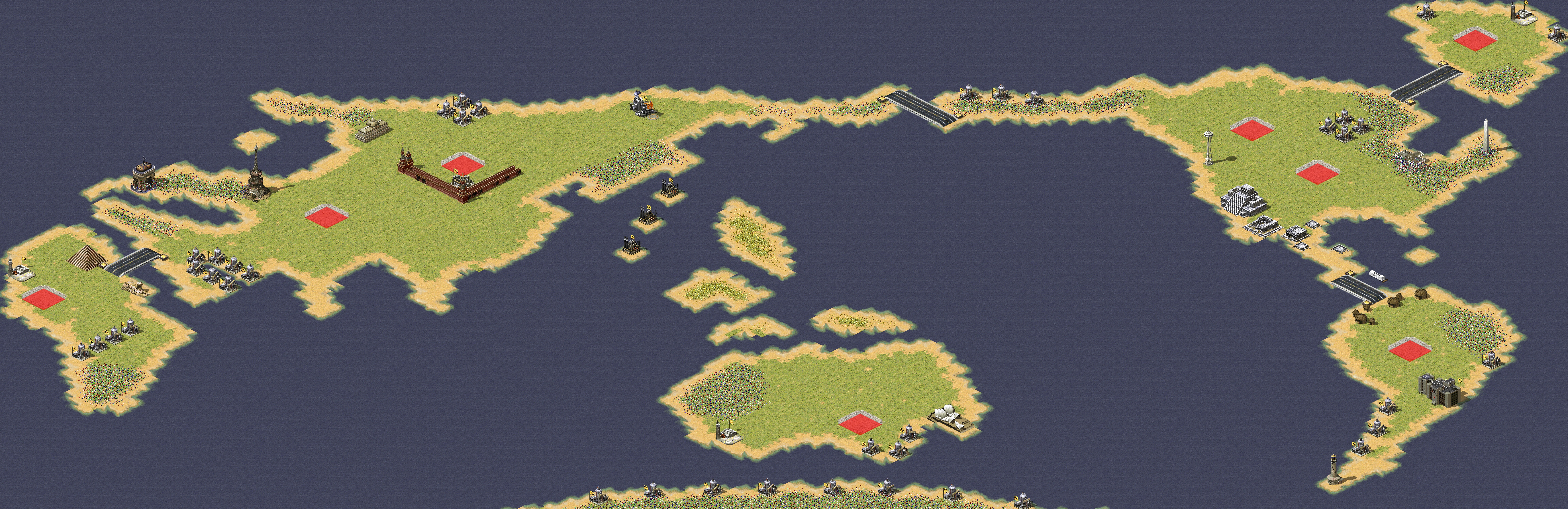 Rendered map: Conquer World 3.0