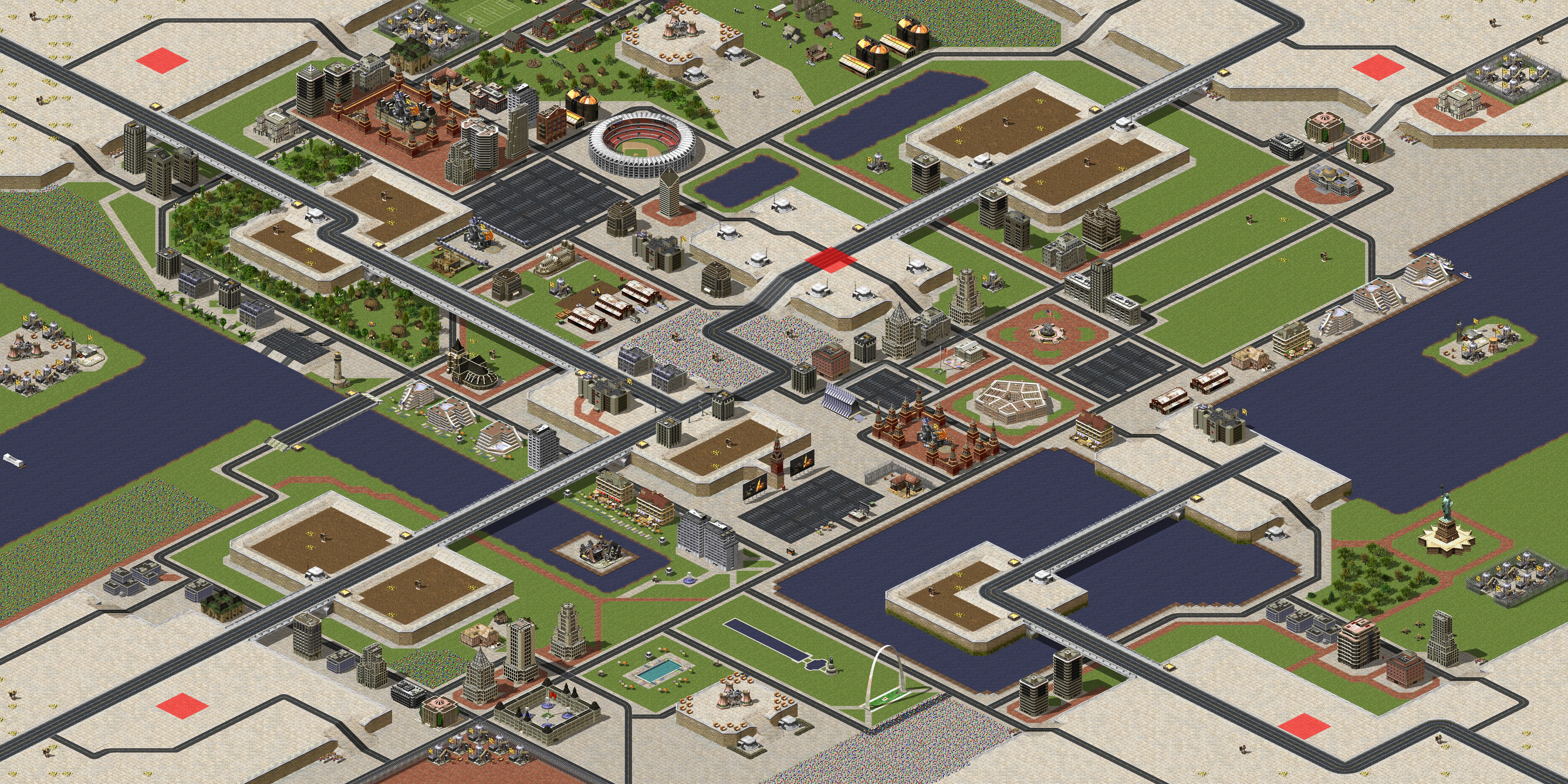 Rendered map: Enemies