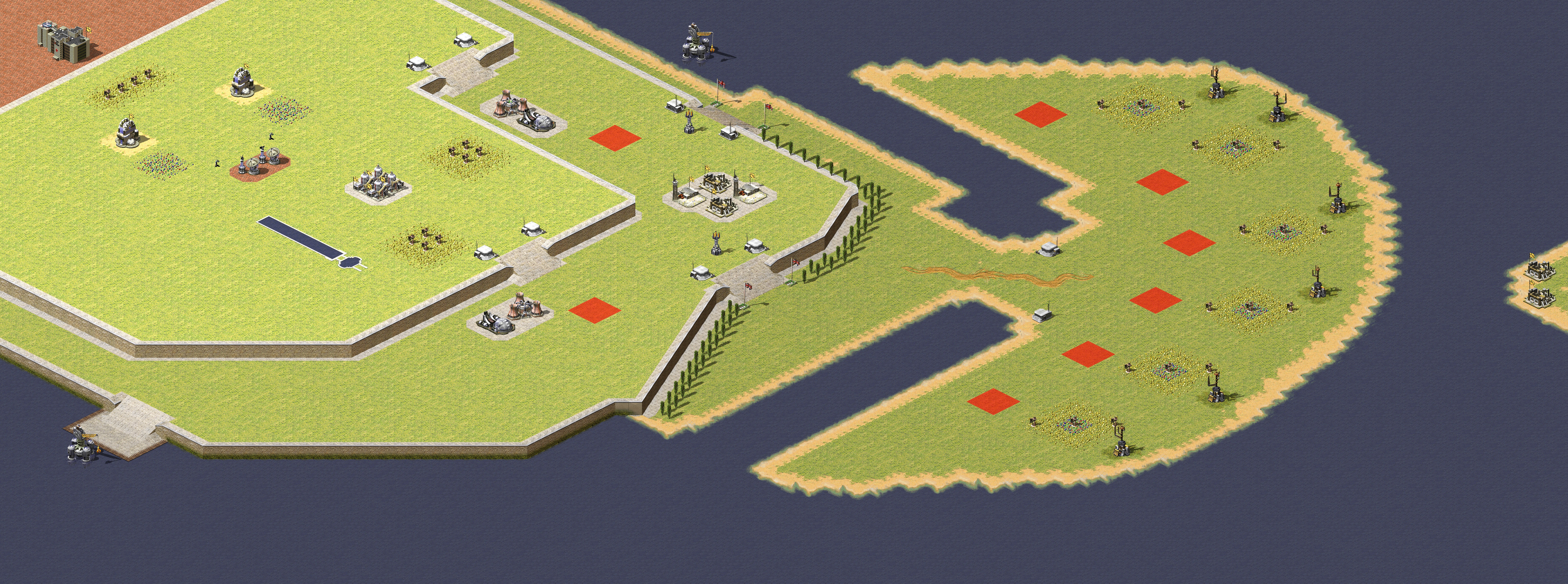 Rendered map: 2v6 Crazy Challenge V3