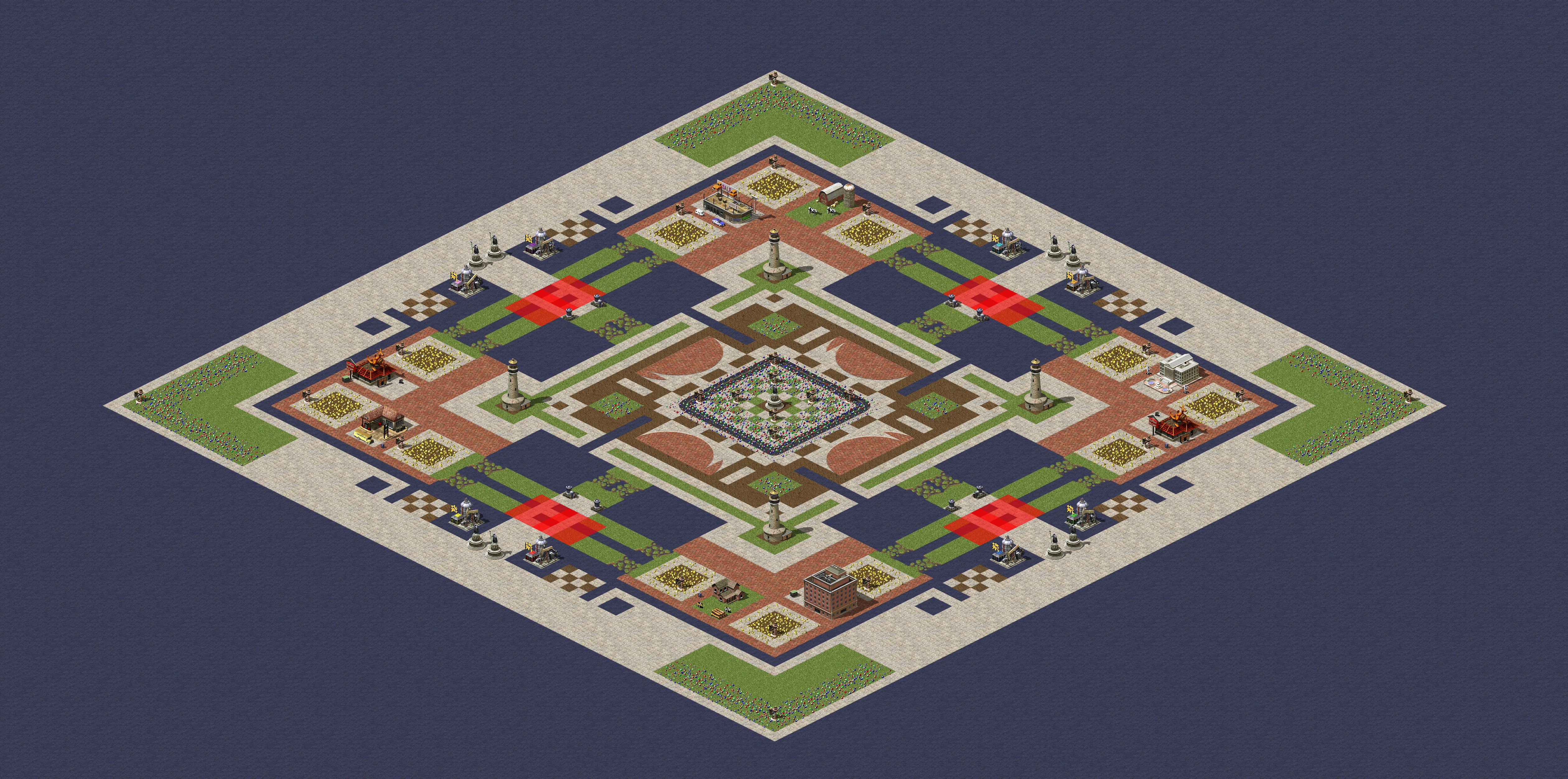 Rendered map: Seaside Town Small Patch