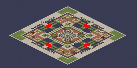 Rendered preview of Seaside Town Small Patch
