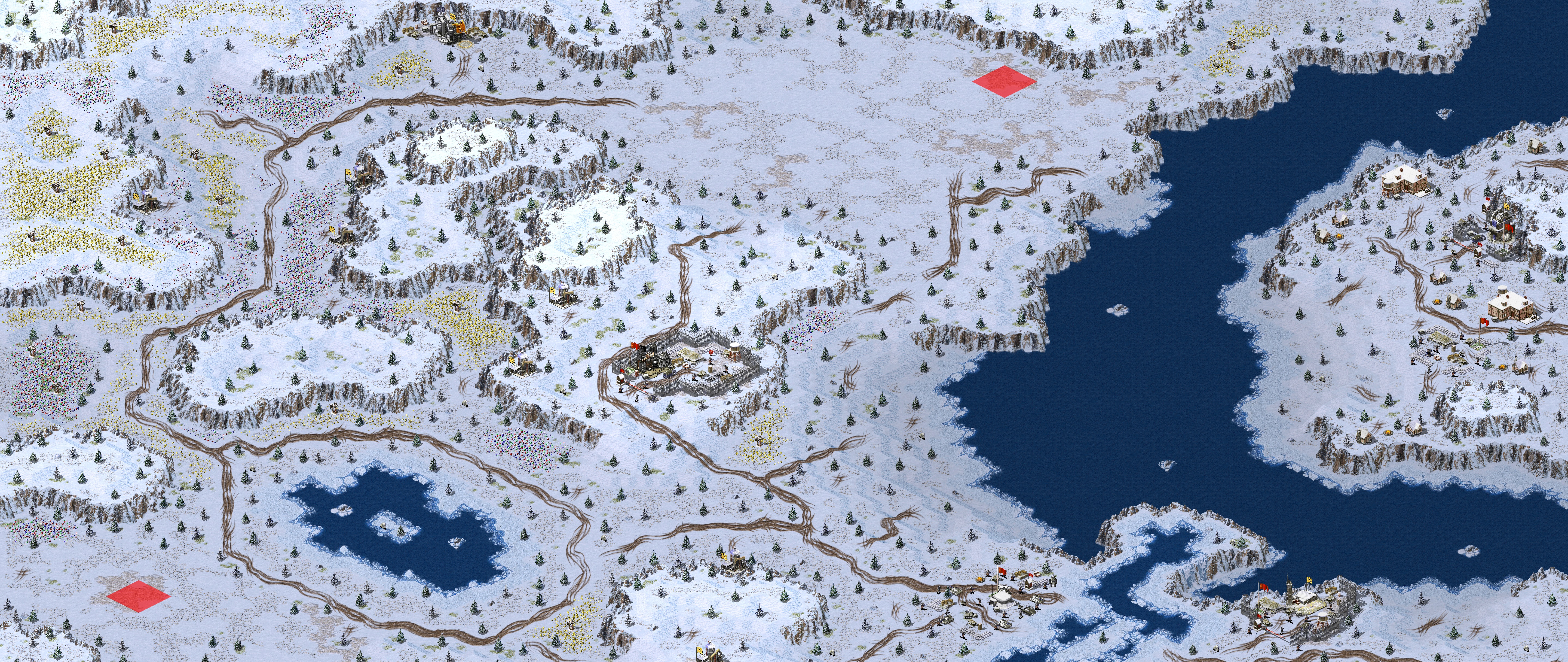 Rendered map: Chrono defence