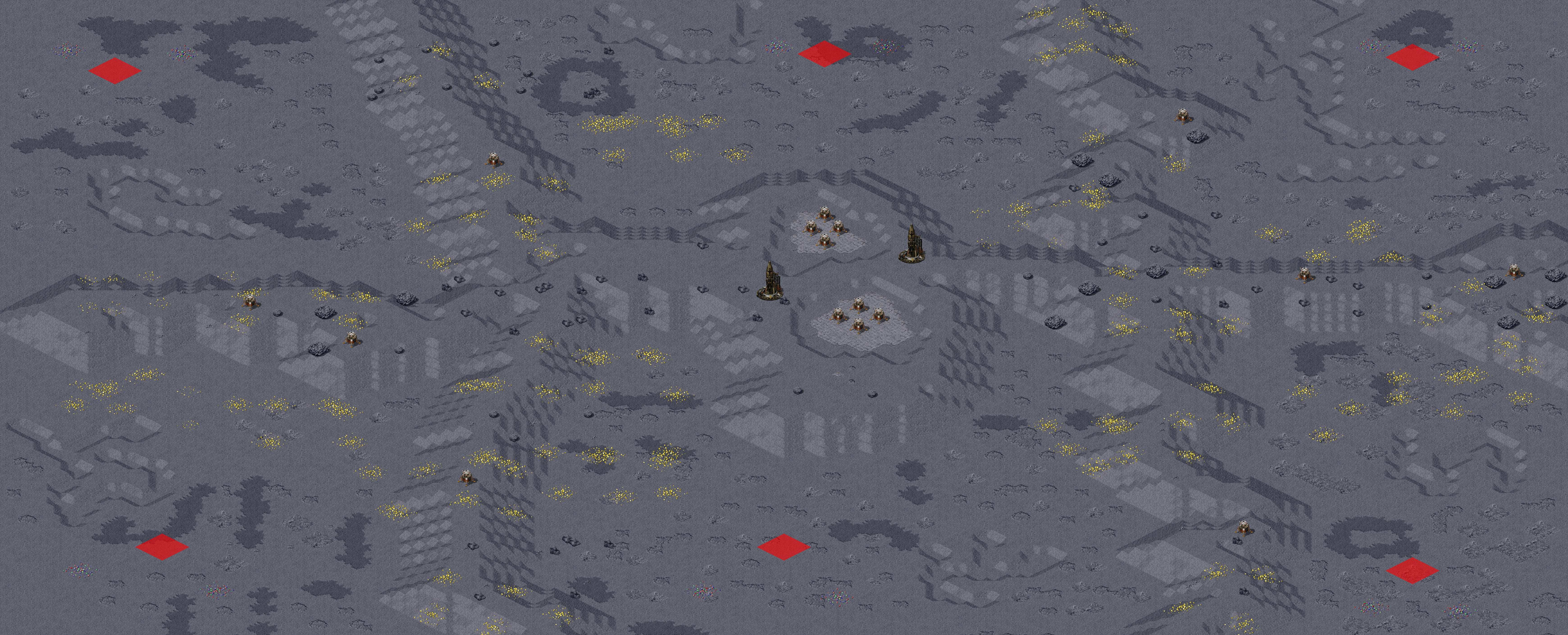 Rendered map: Moonscape