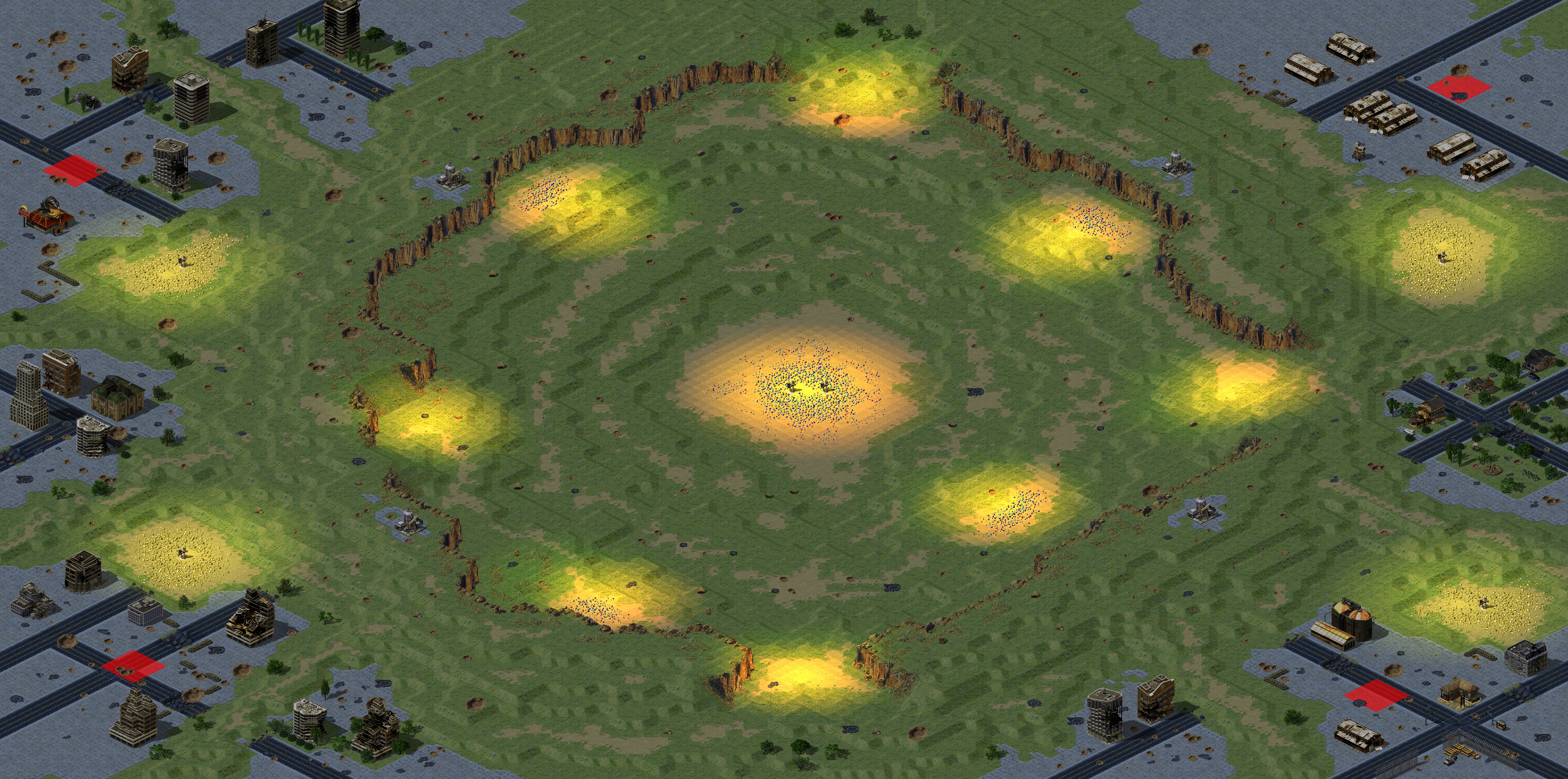 Rendered map: Sinkhole