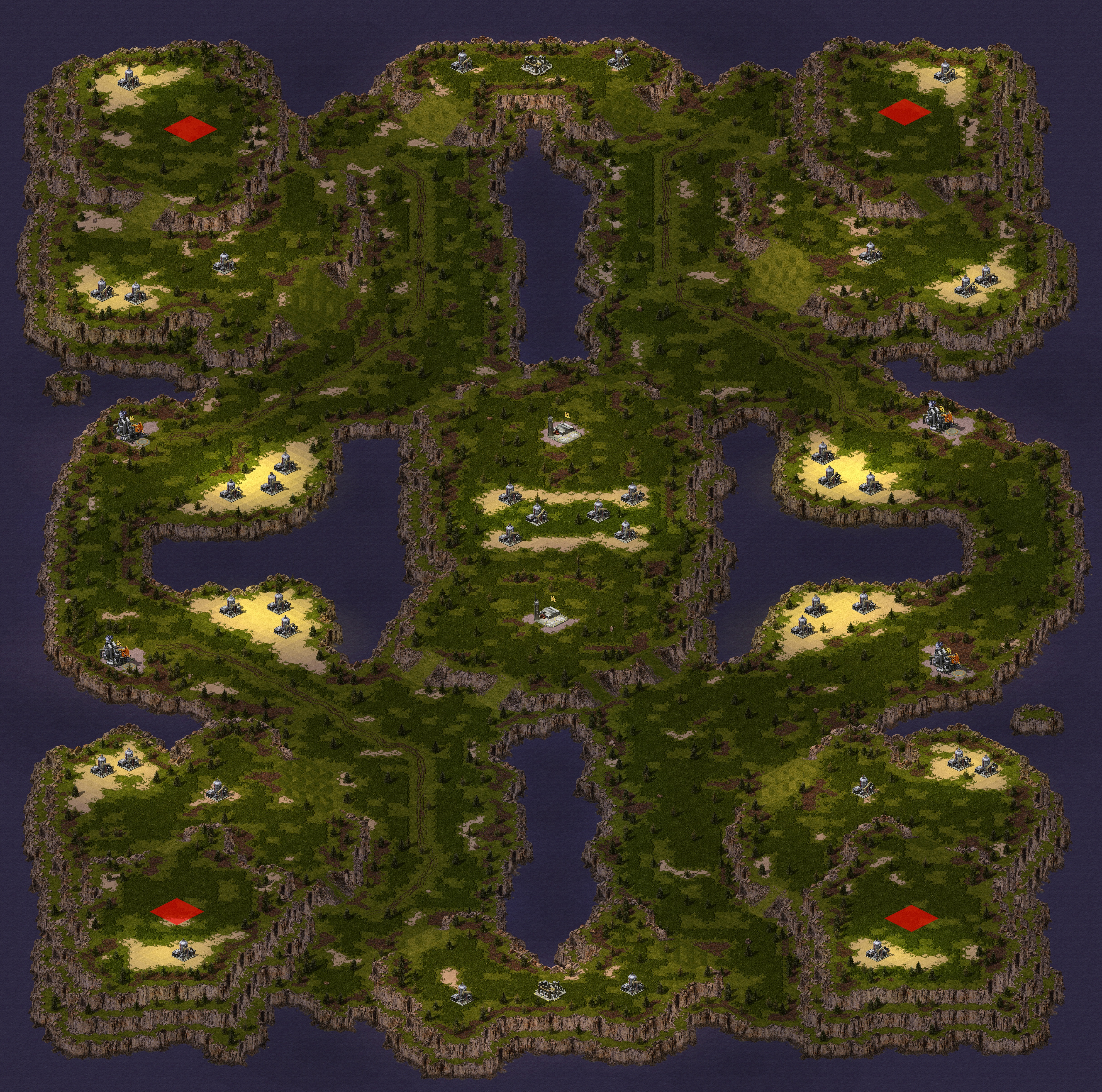 Rendered map: Frost