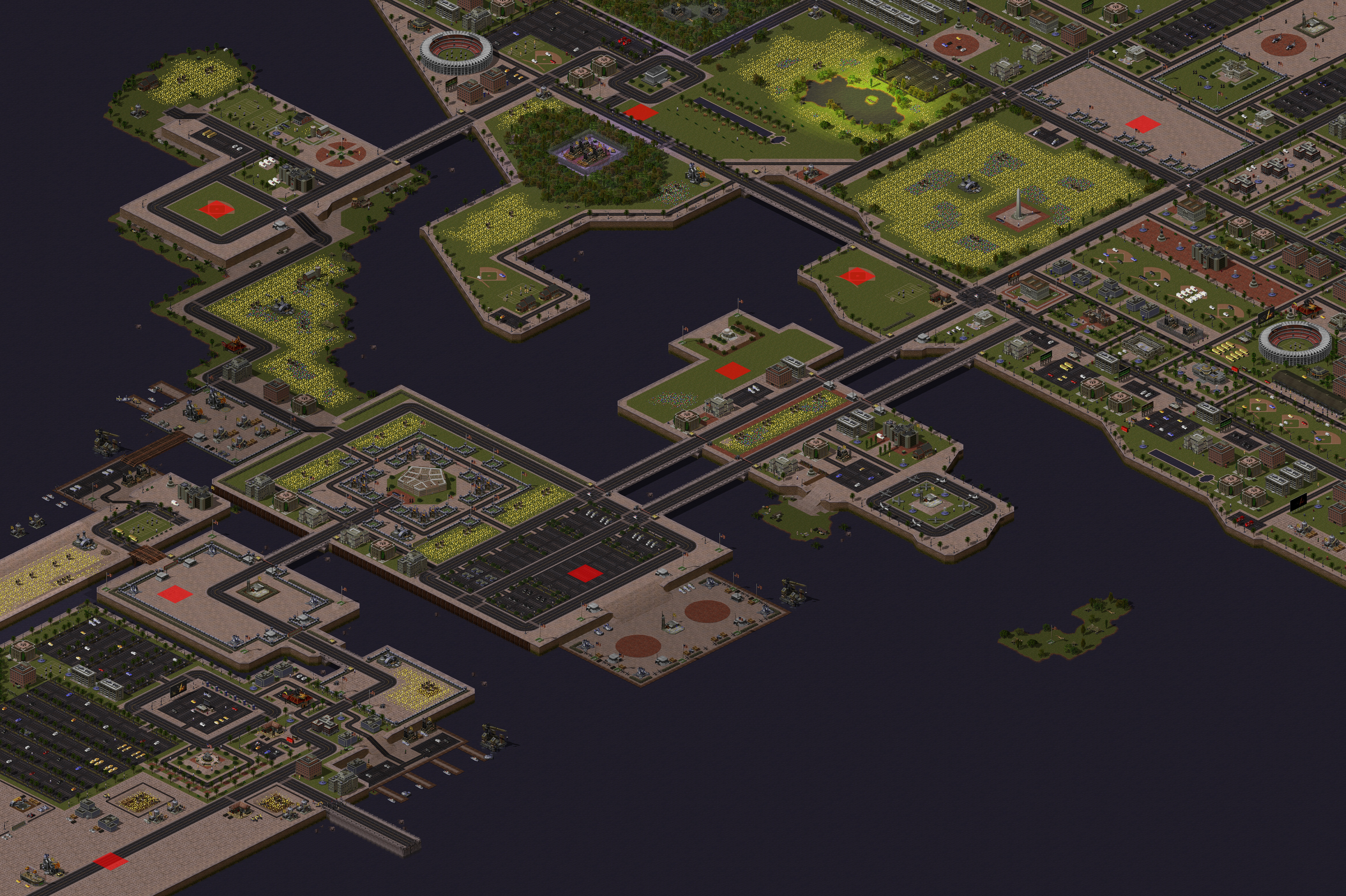 Rendered map: Apocalypse Hour - New Washington