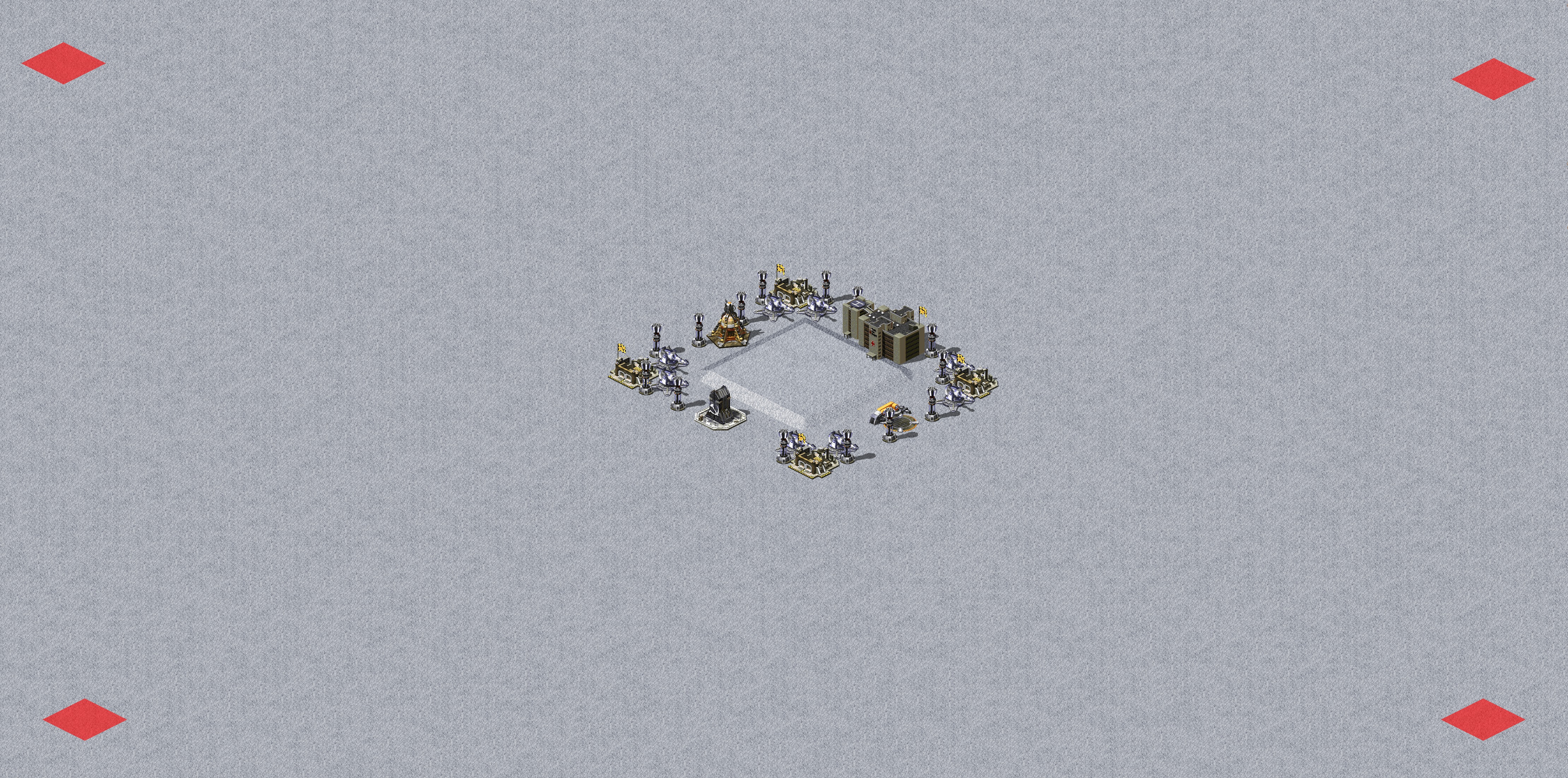 Rendered map: Moon Base