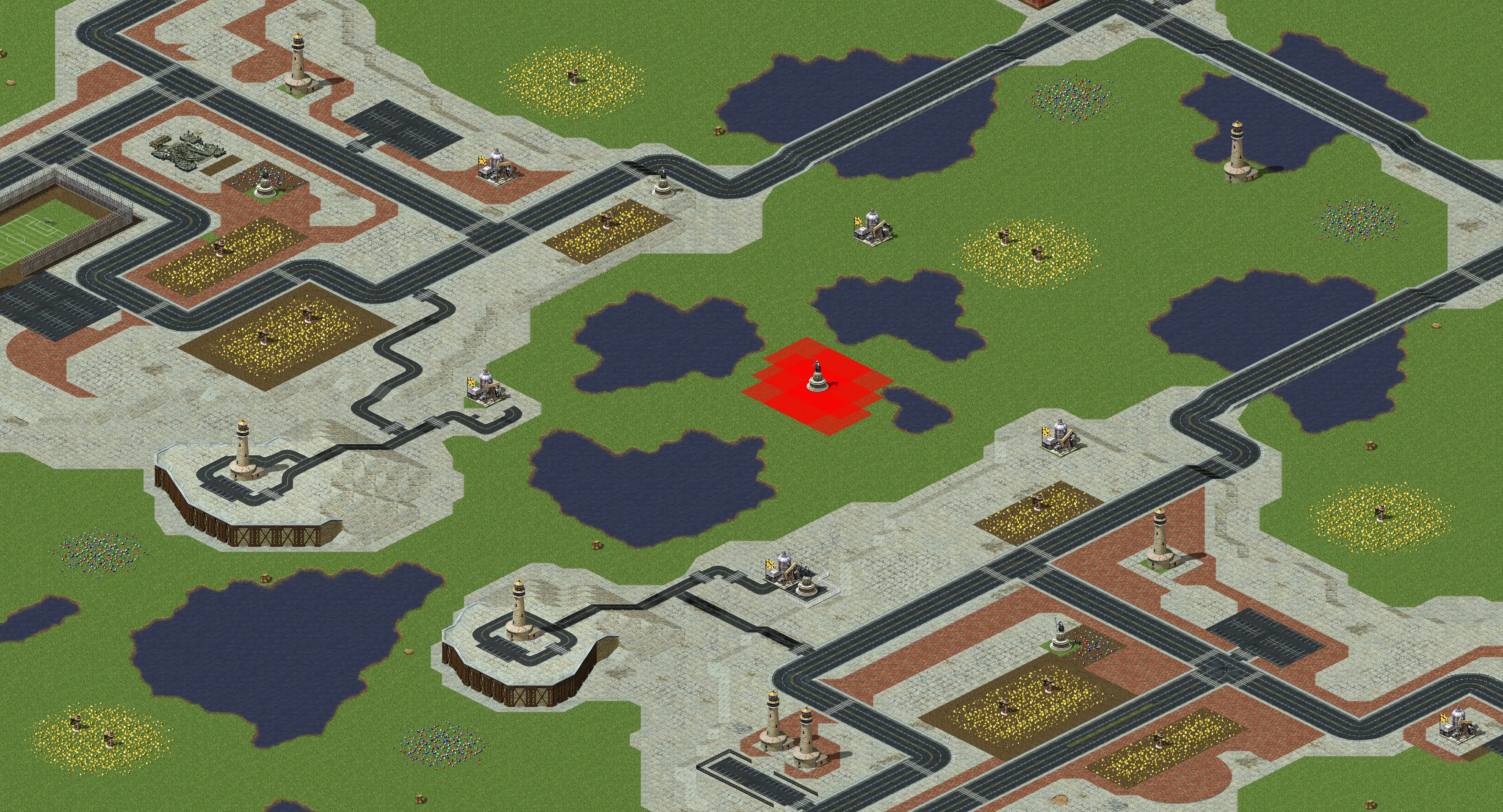 Rendered map: Stanley Park Chaos