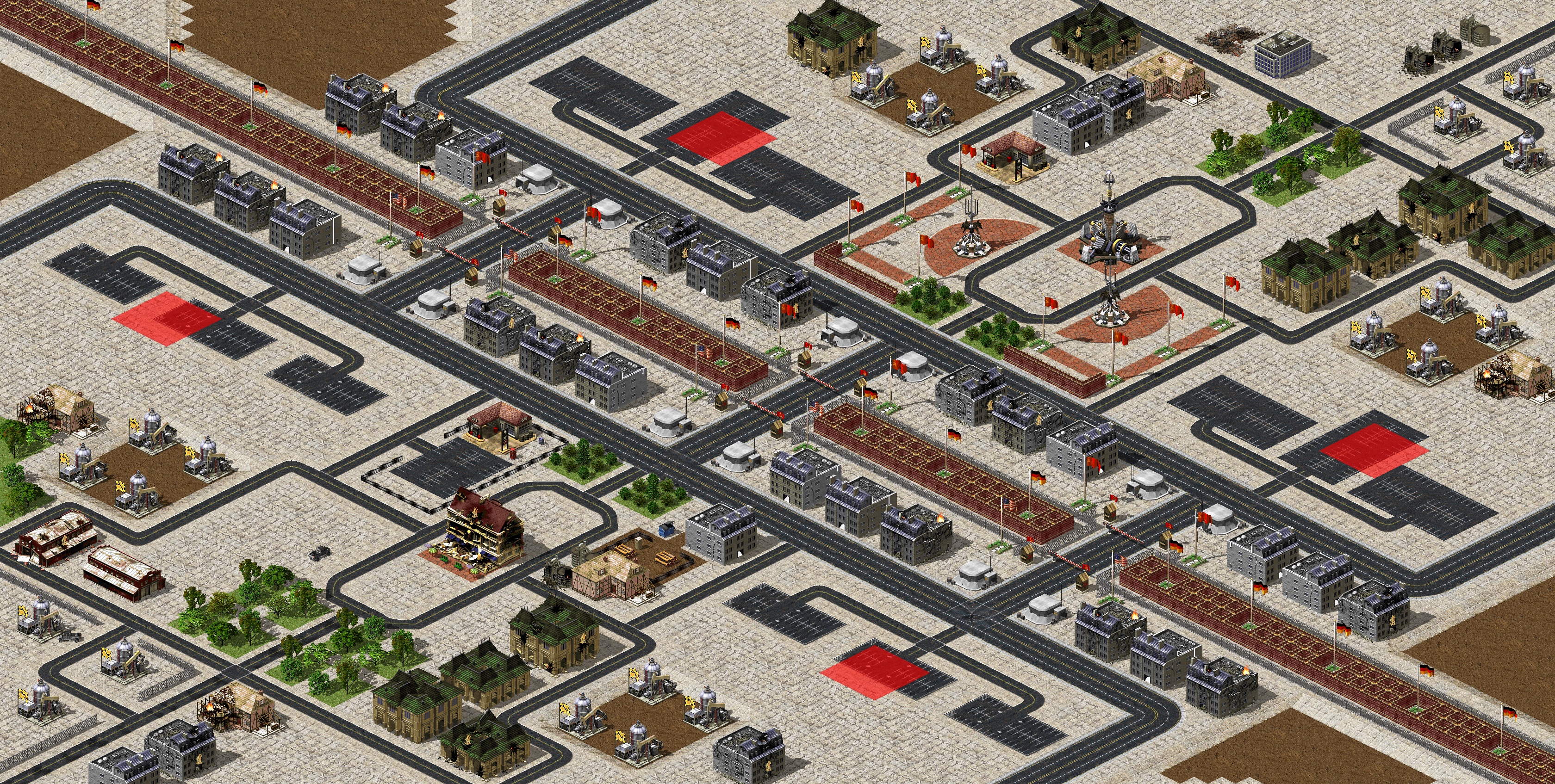 Rendered map: City Under Siege (Megawealth)