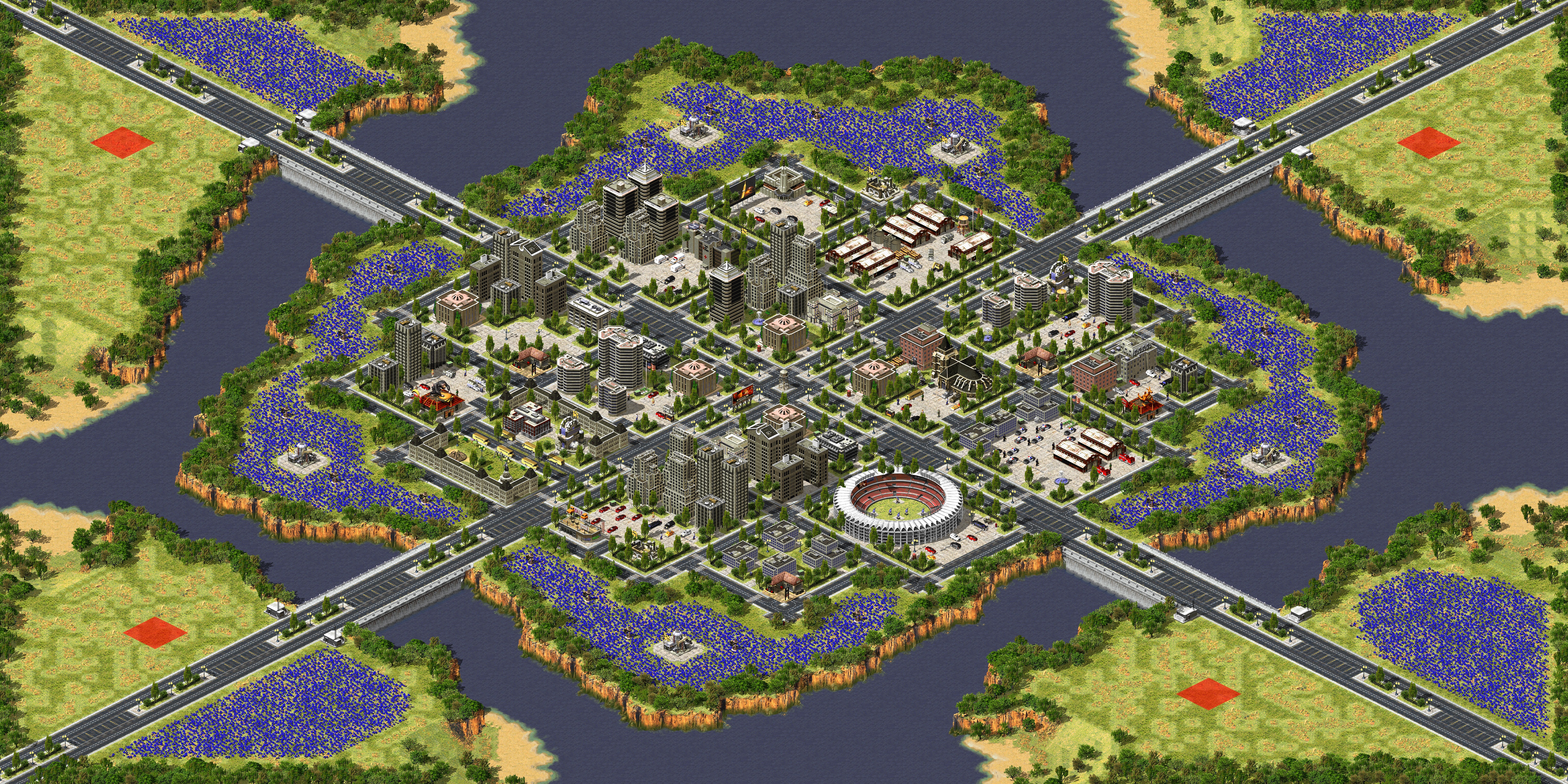 Rendered map: (4) Metropolis