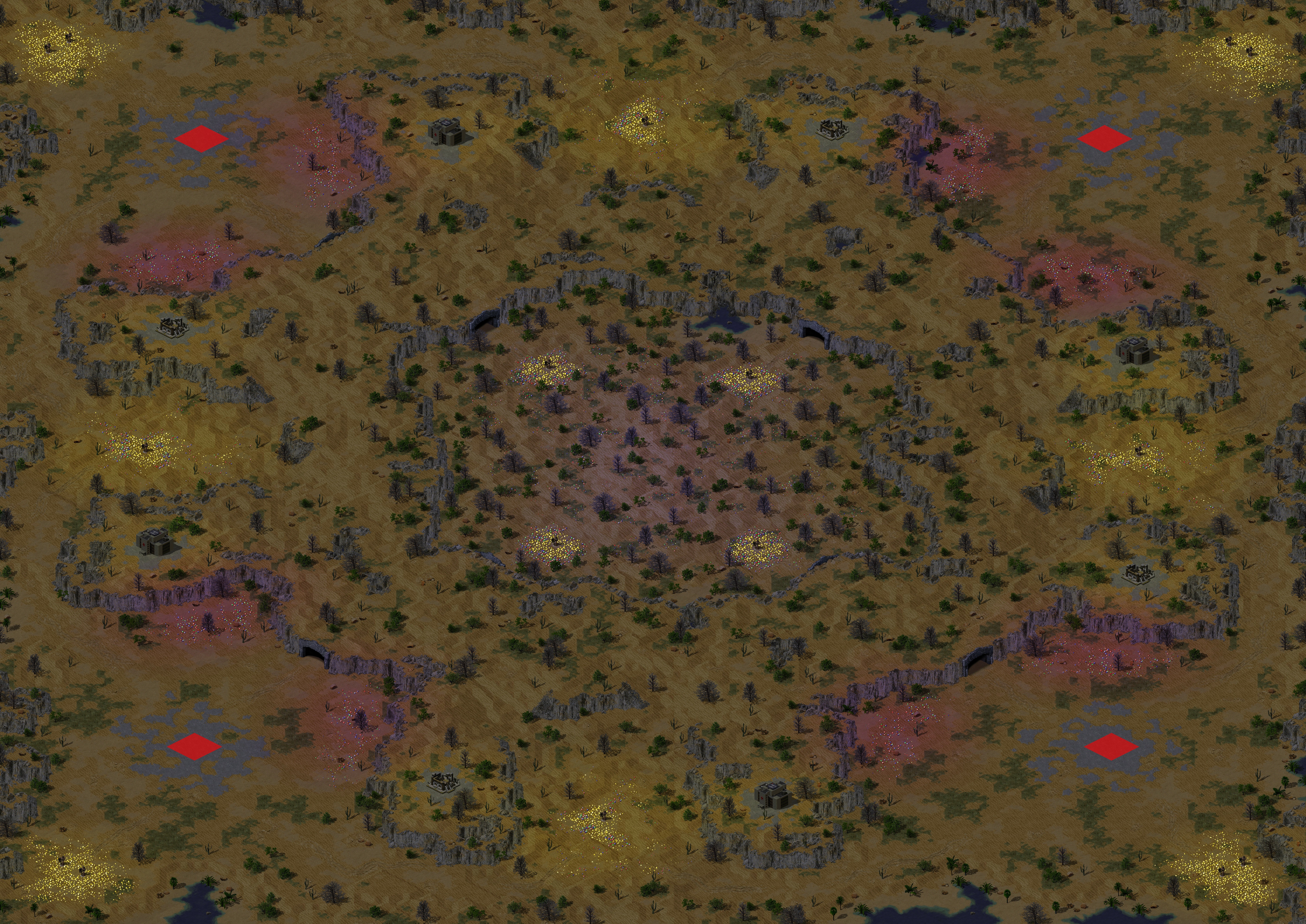 Rendered map: Crystal Forest