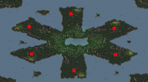 Rendered preview of Turfing islands