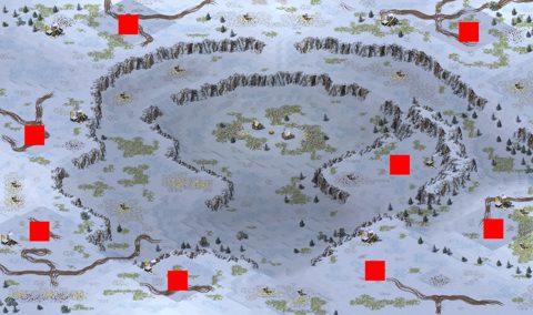 Rendered preview of Snowy Field Patch of Land