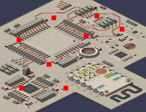 Rendered preview of PCB Circuit Patch