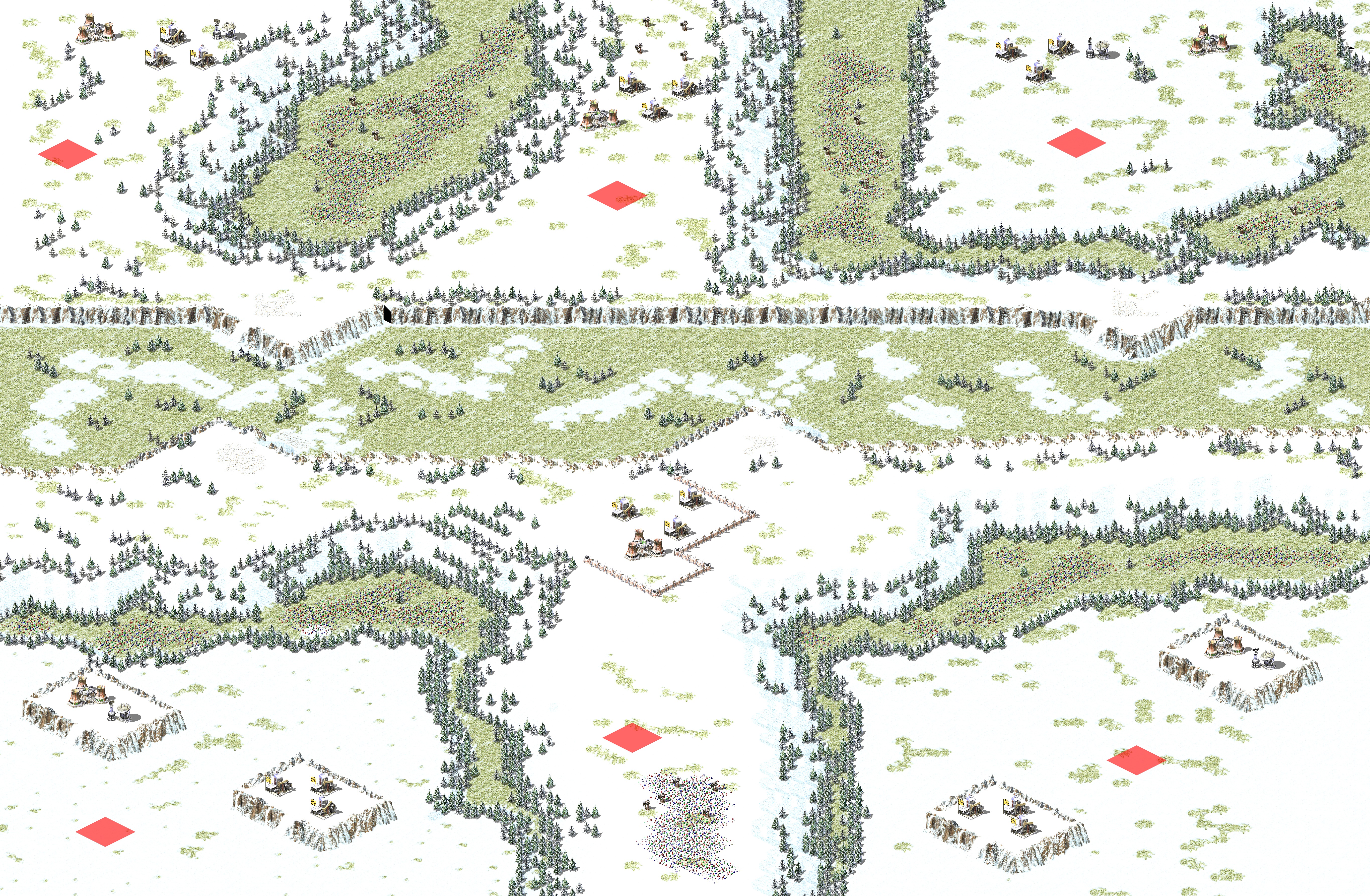 Rendered map: Hillside