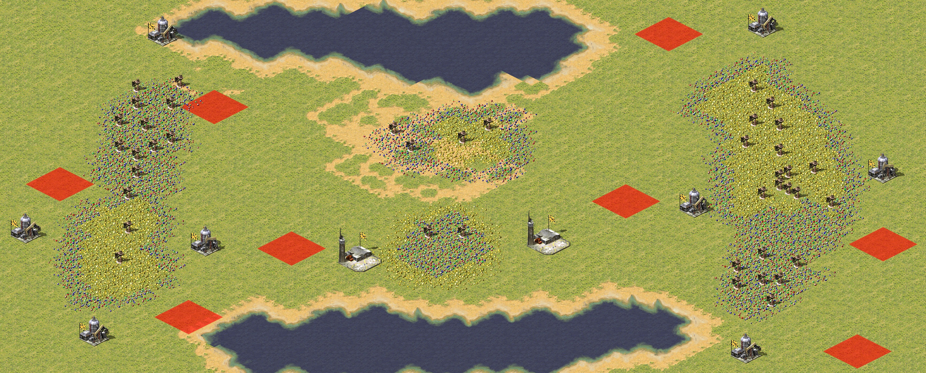 Rendered map: Land Crunch 4v4
