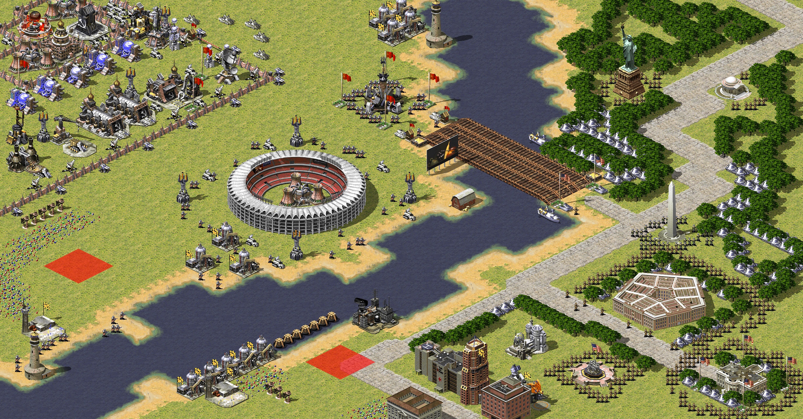Rendered map: Frontier 1v1