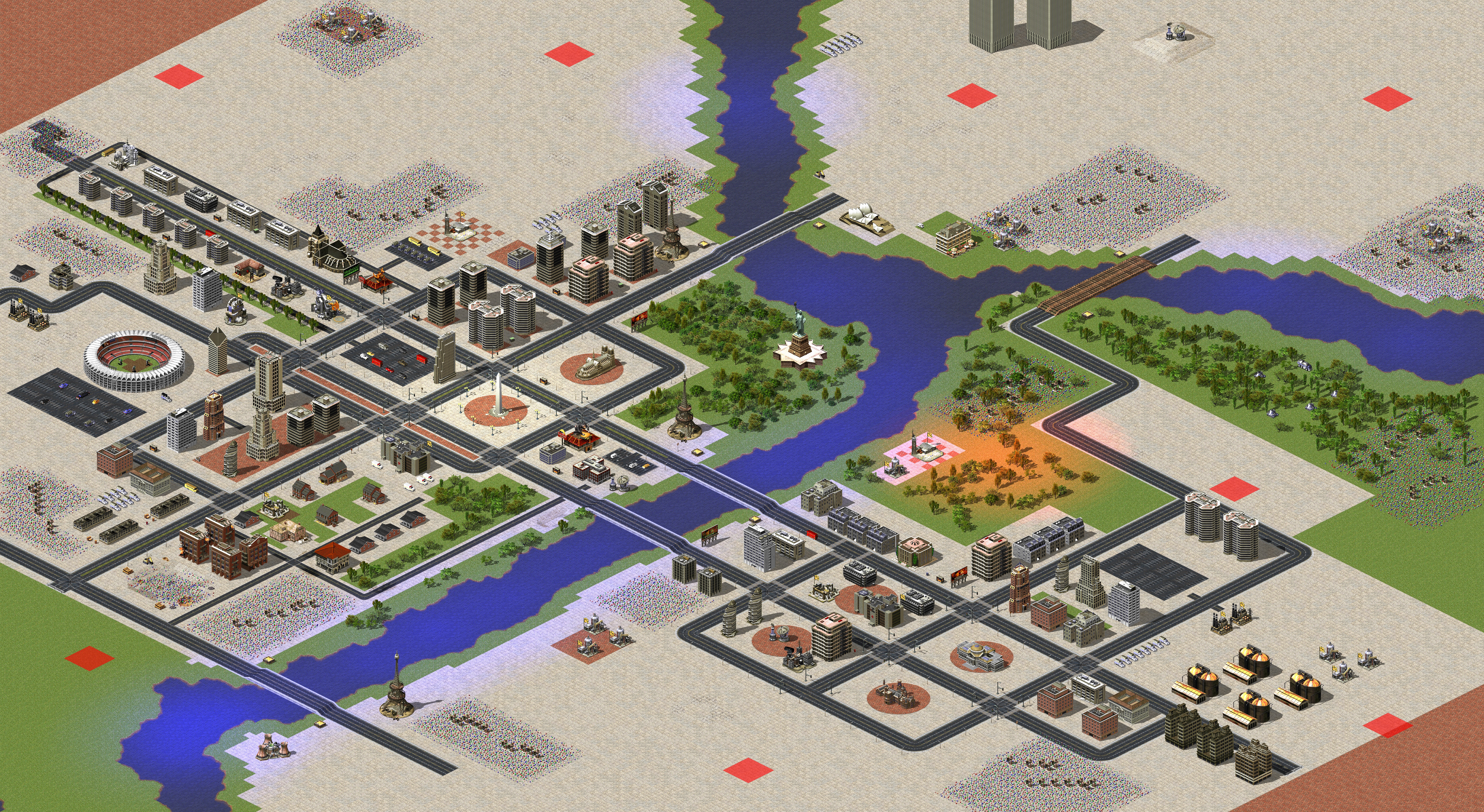 Rendered map: City of Two Rivers Final