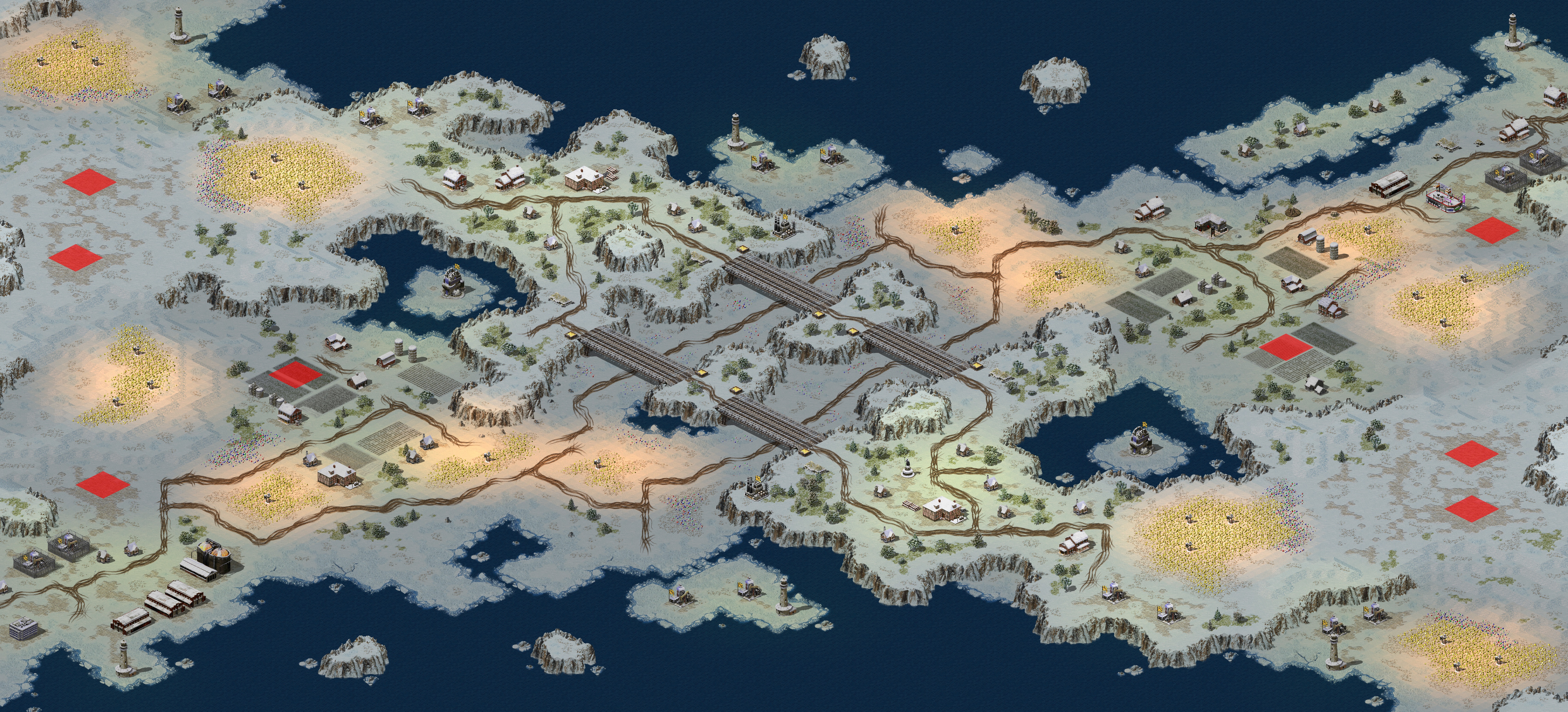 Rendered map: [8] Glacial Plates v1