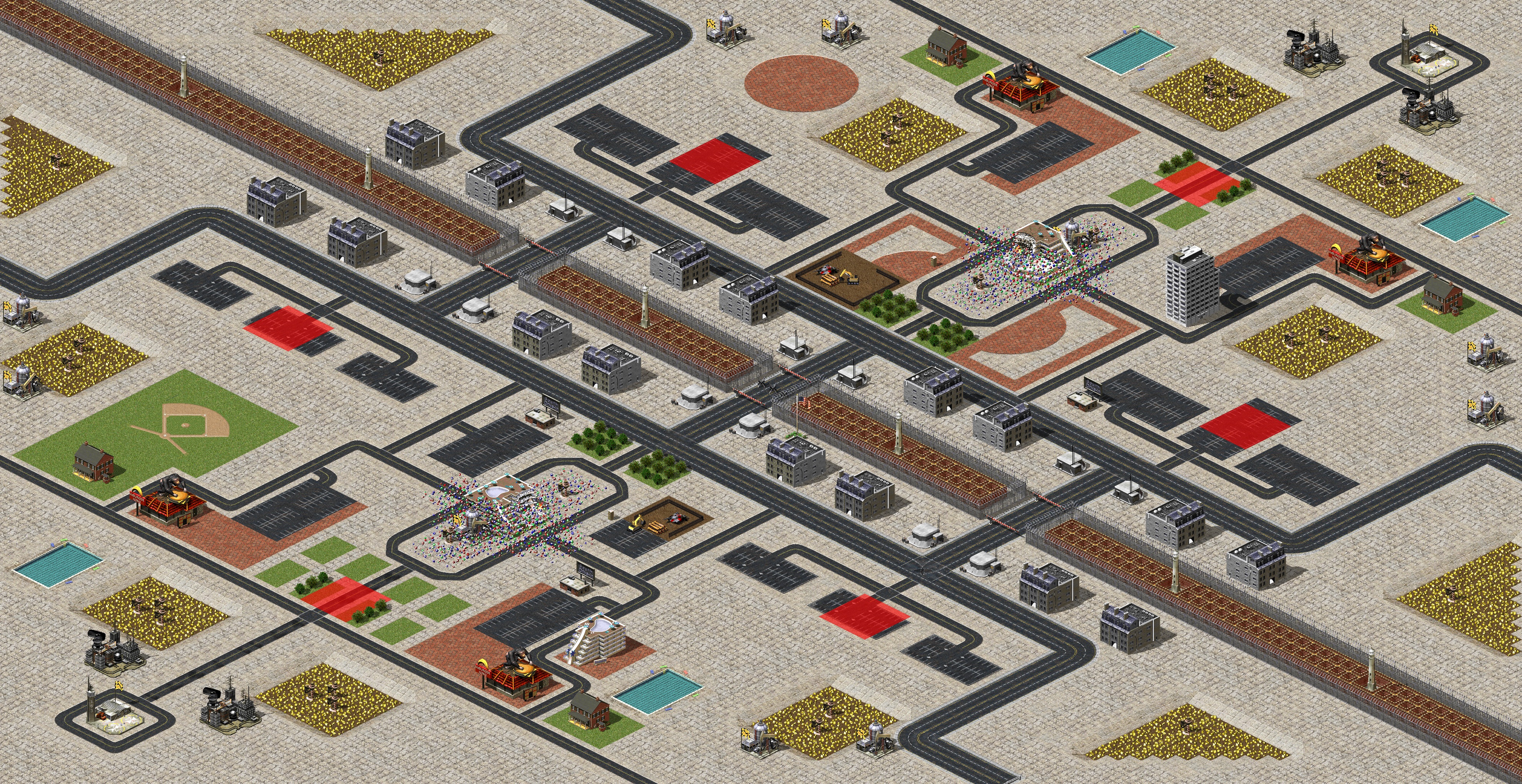 Rendered map: 围攻之都
