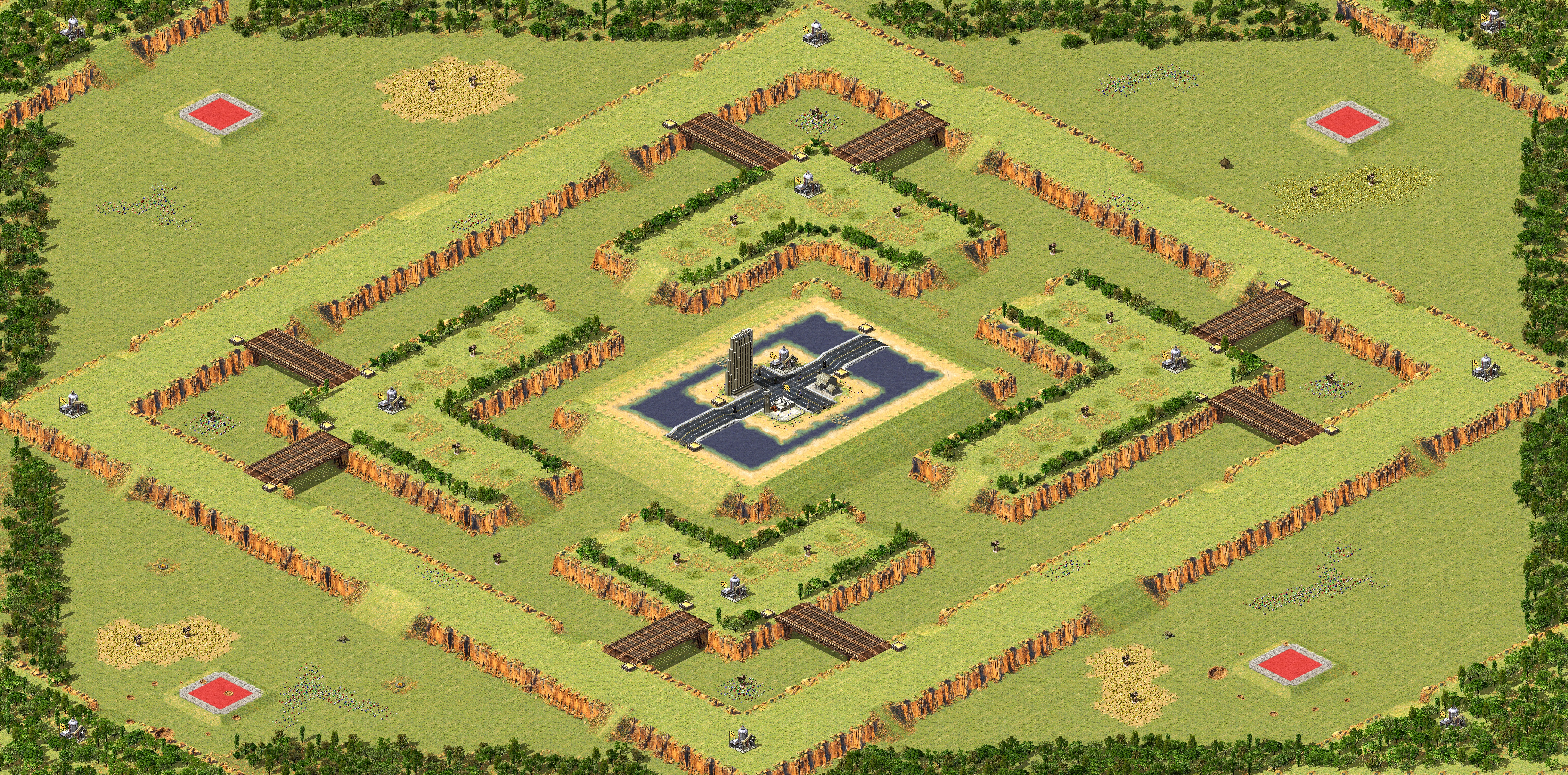 Rendered map: Canyon Clash
