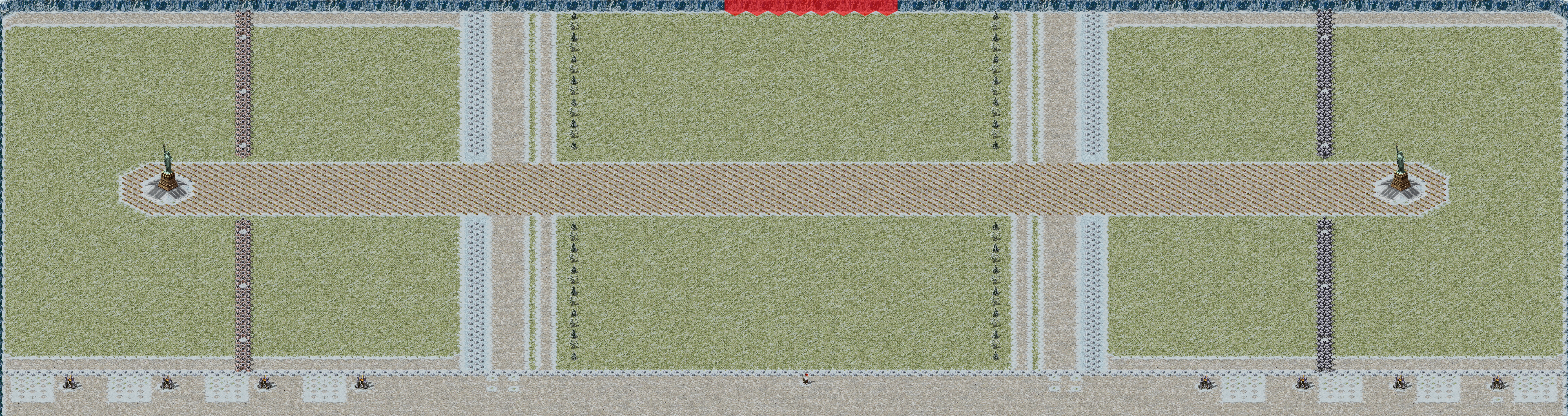 Rendered map: Red Alert Auto War