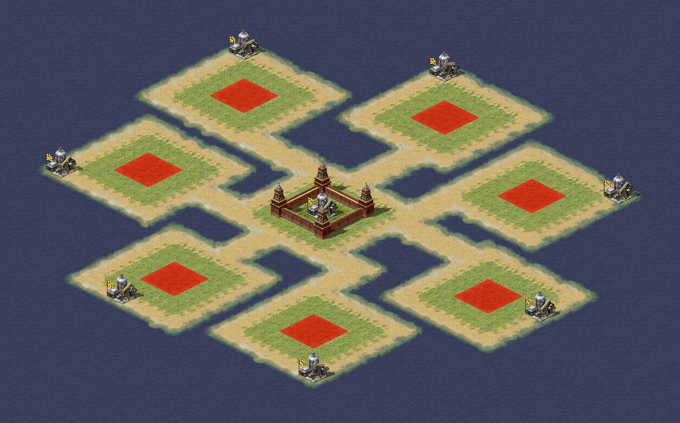 Rendered map: 七人小块地