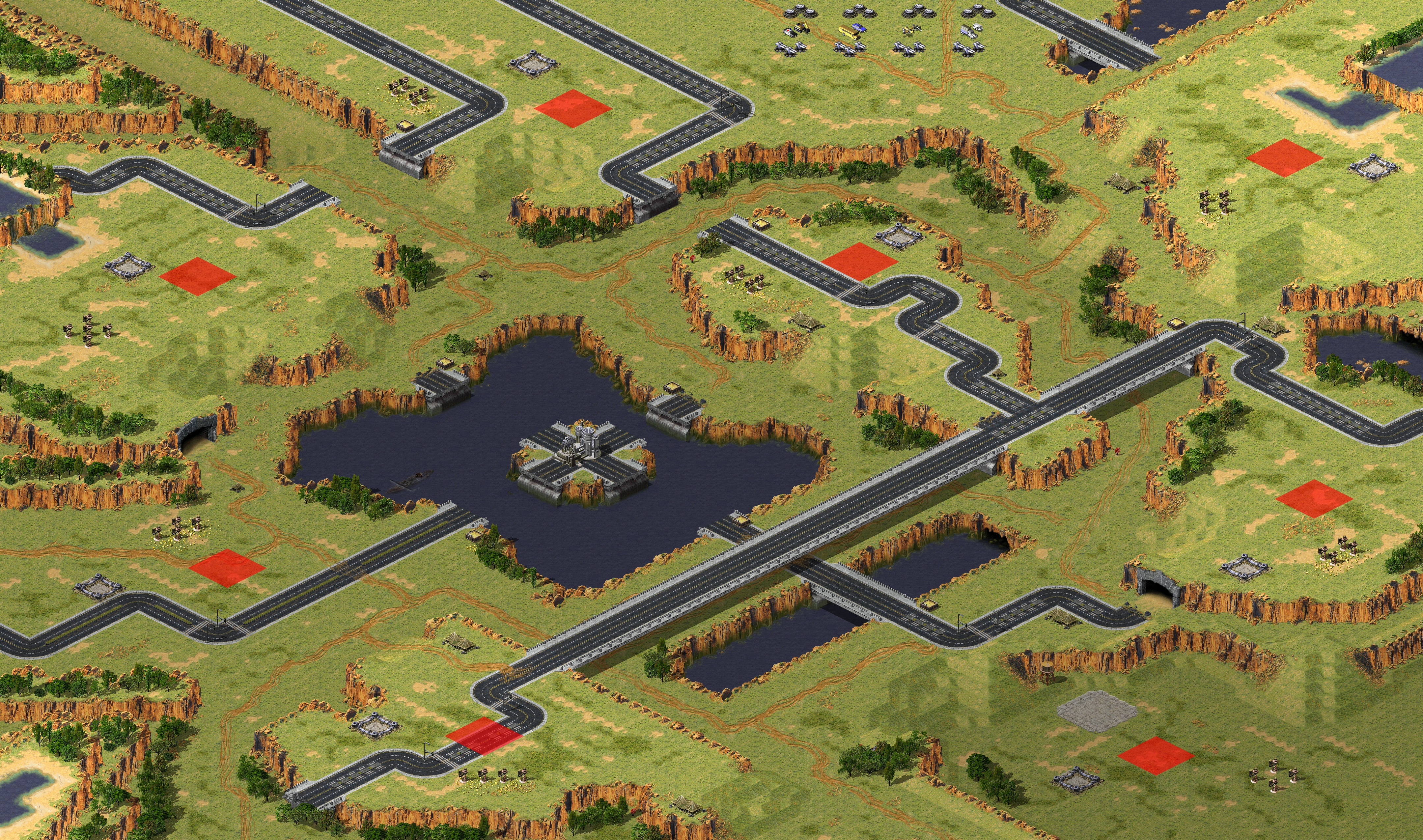 Rendered map: Unfair Symmetric Patch of Land