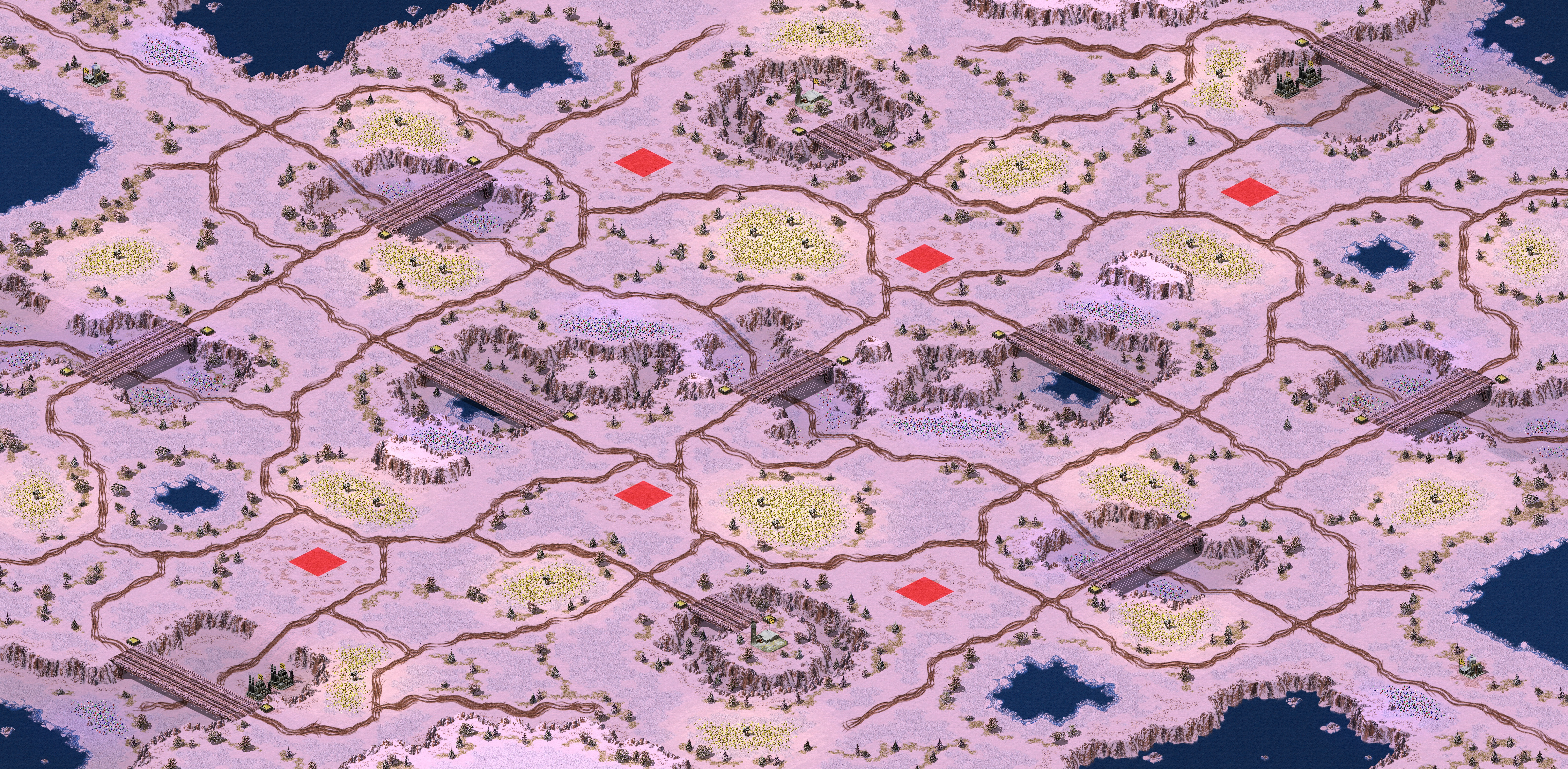 Rendered map: Snow Arena