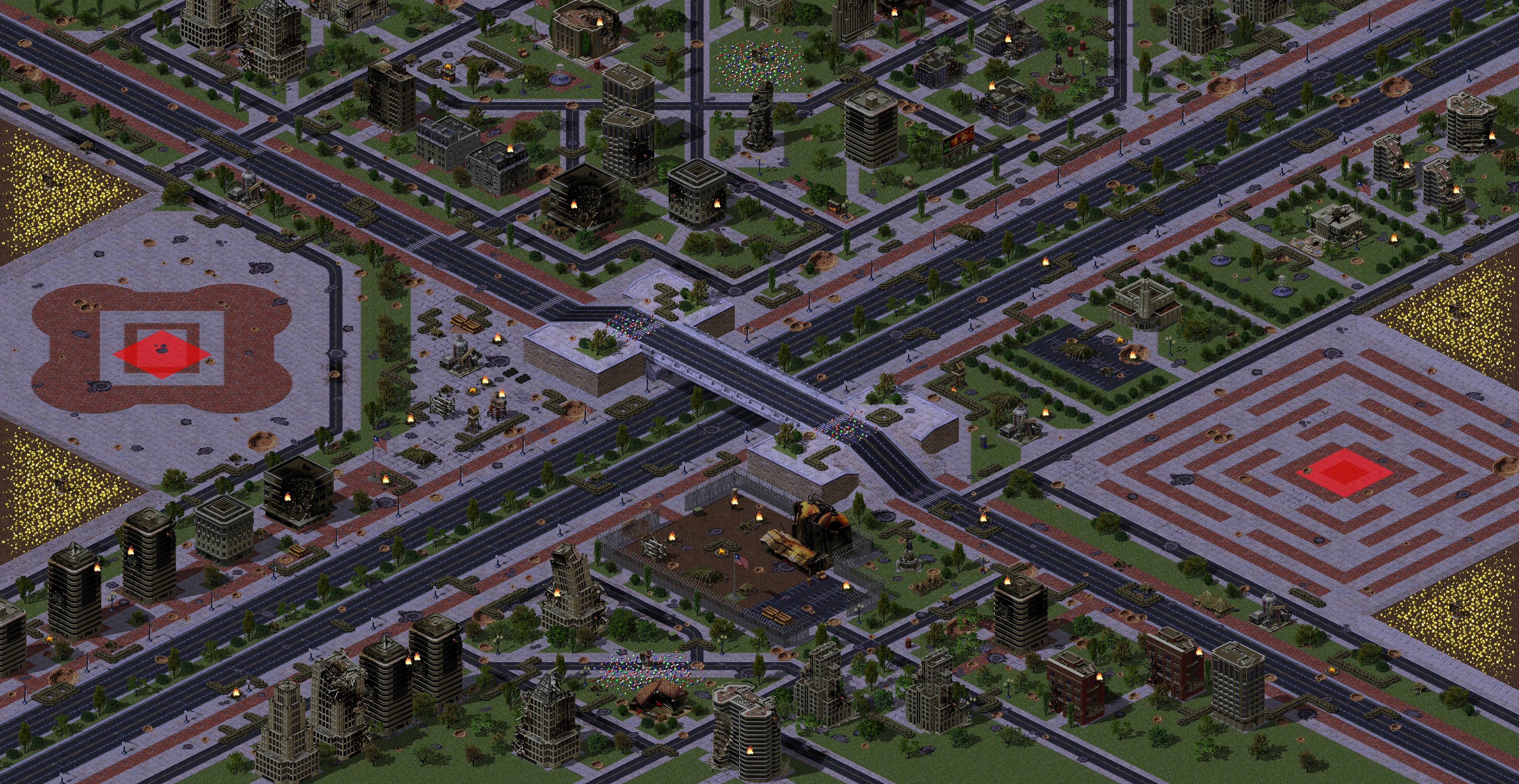 Rendered map: Burning Streets
