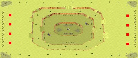 Rendered preview of Green Snowy Field 4v4