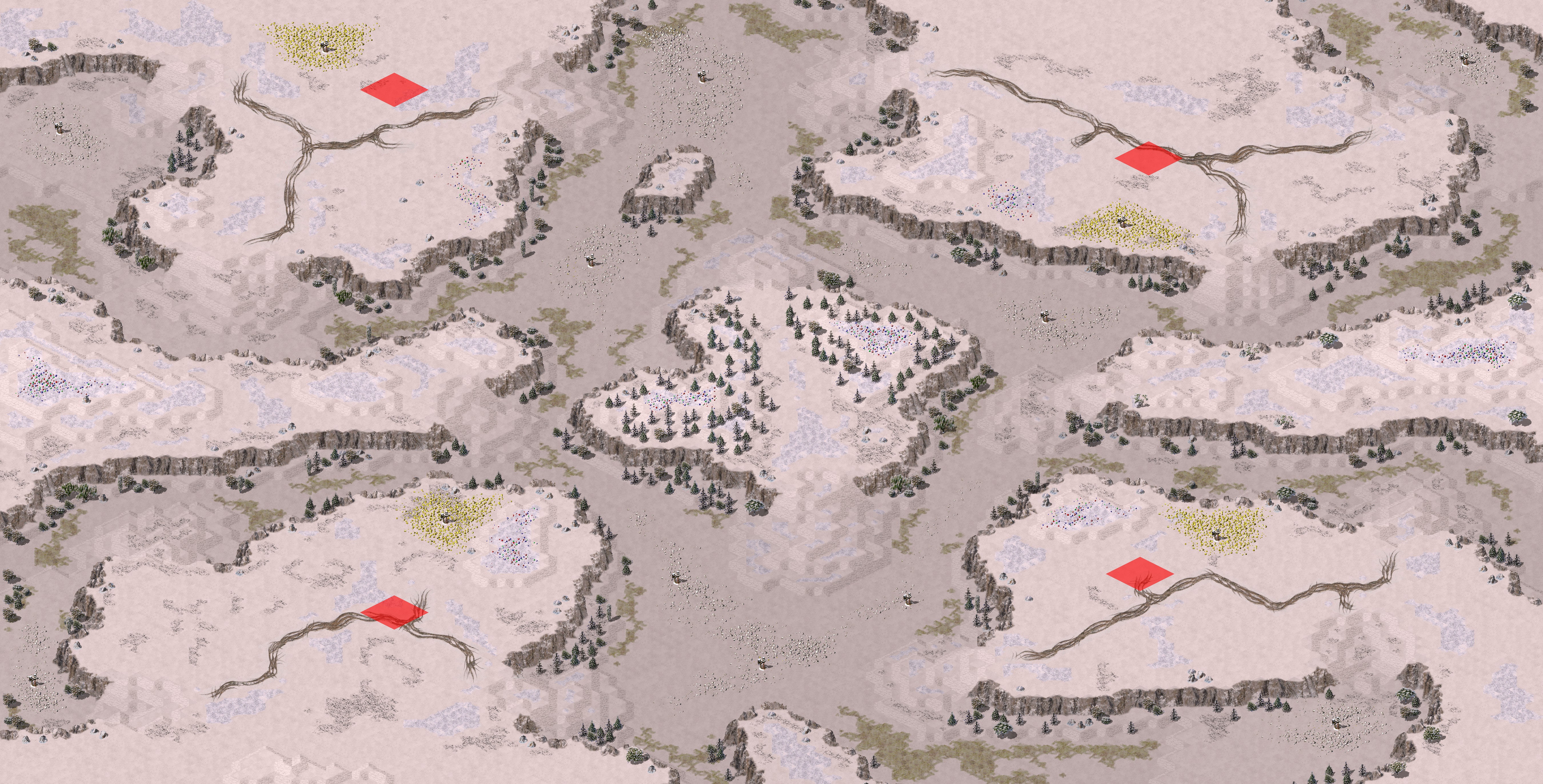 Rendered map: Snow Valley (2-4)(fixed movement bug)