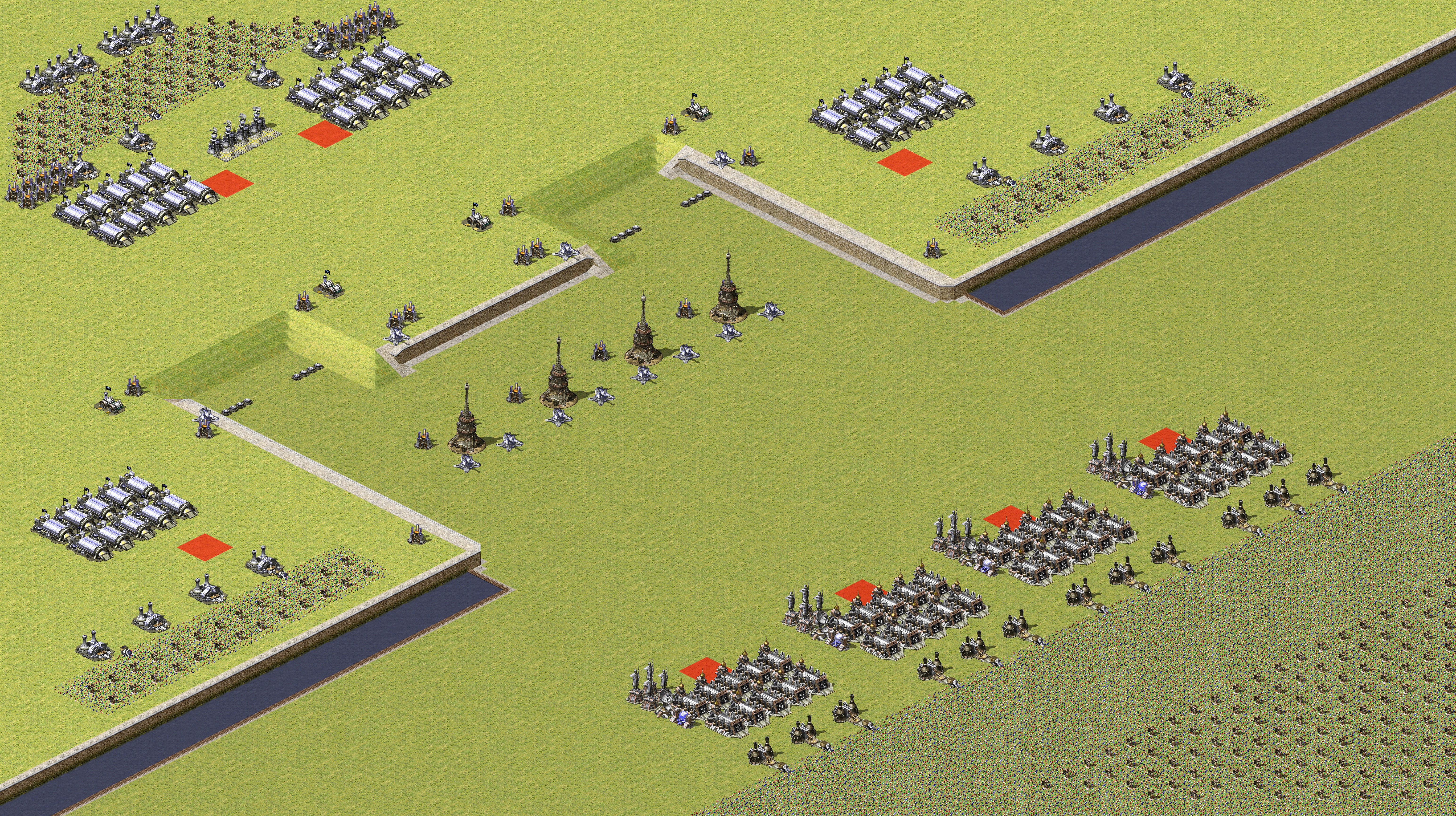 Rendered map: 4 France 4 Iraq Fortress