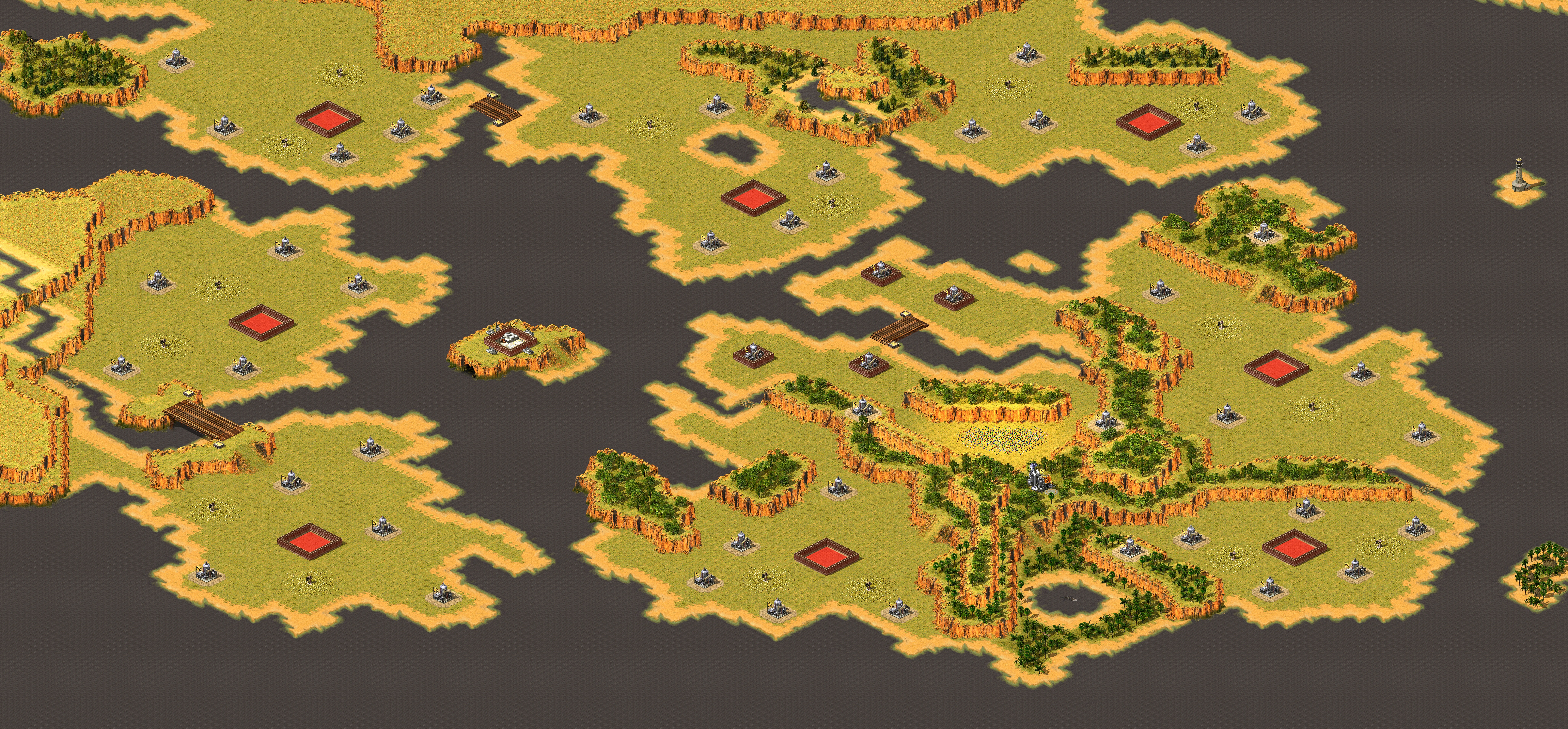 Rendered map: Nine Continents Naval