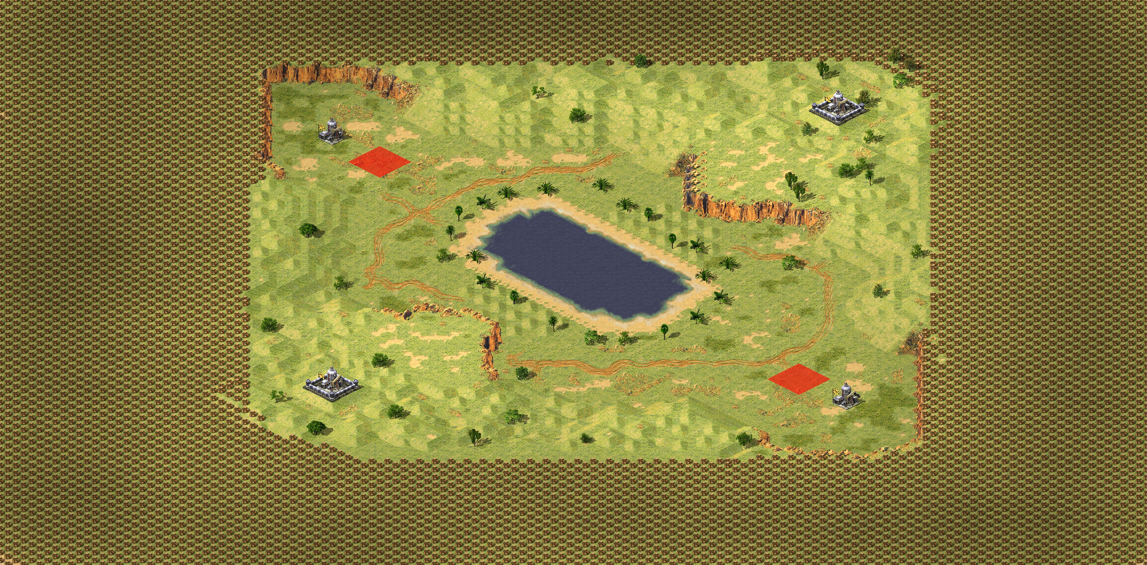Rendered map: Big Little Lake