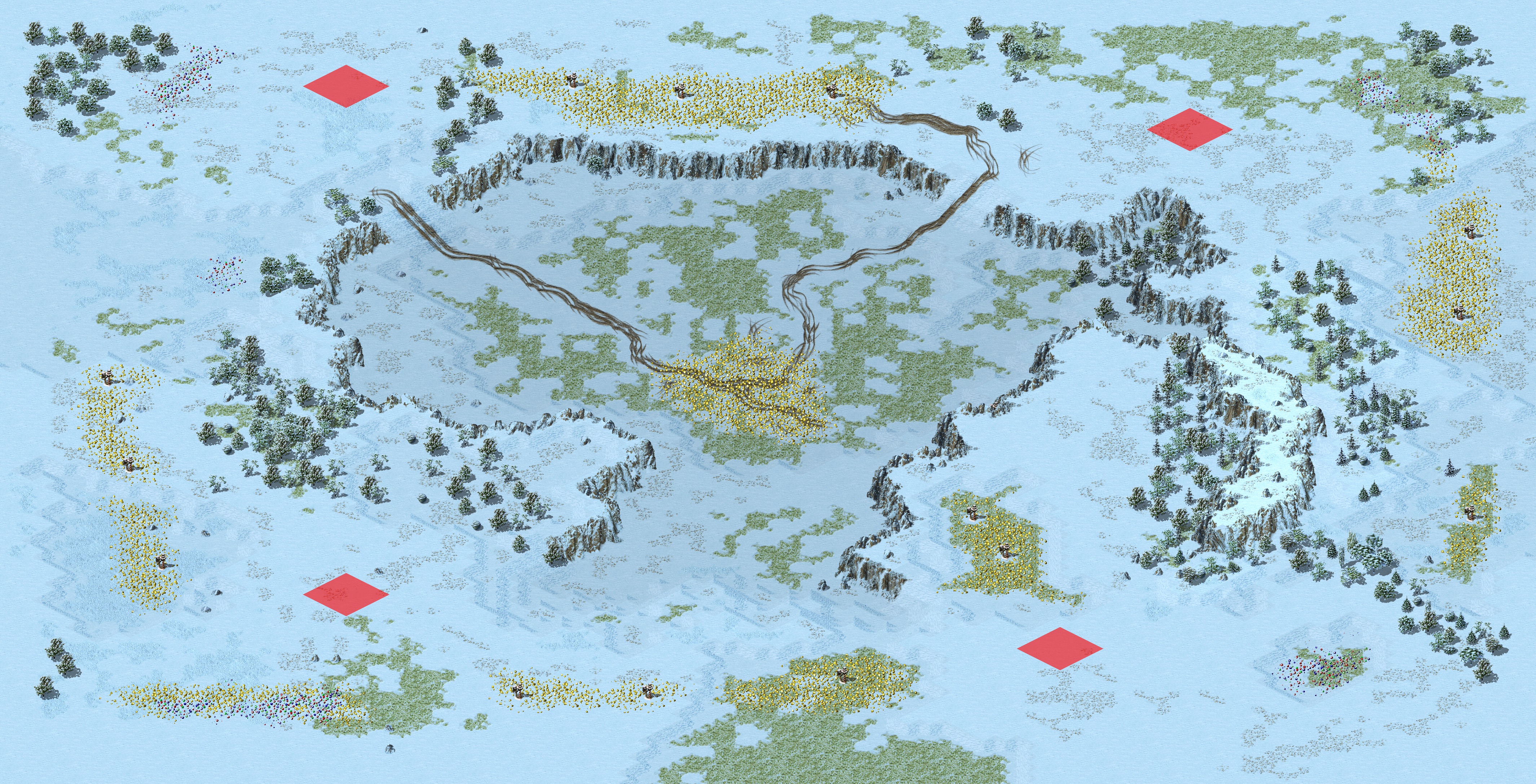 Rendered map: Little Snowy Field