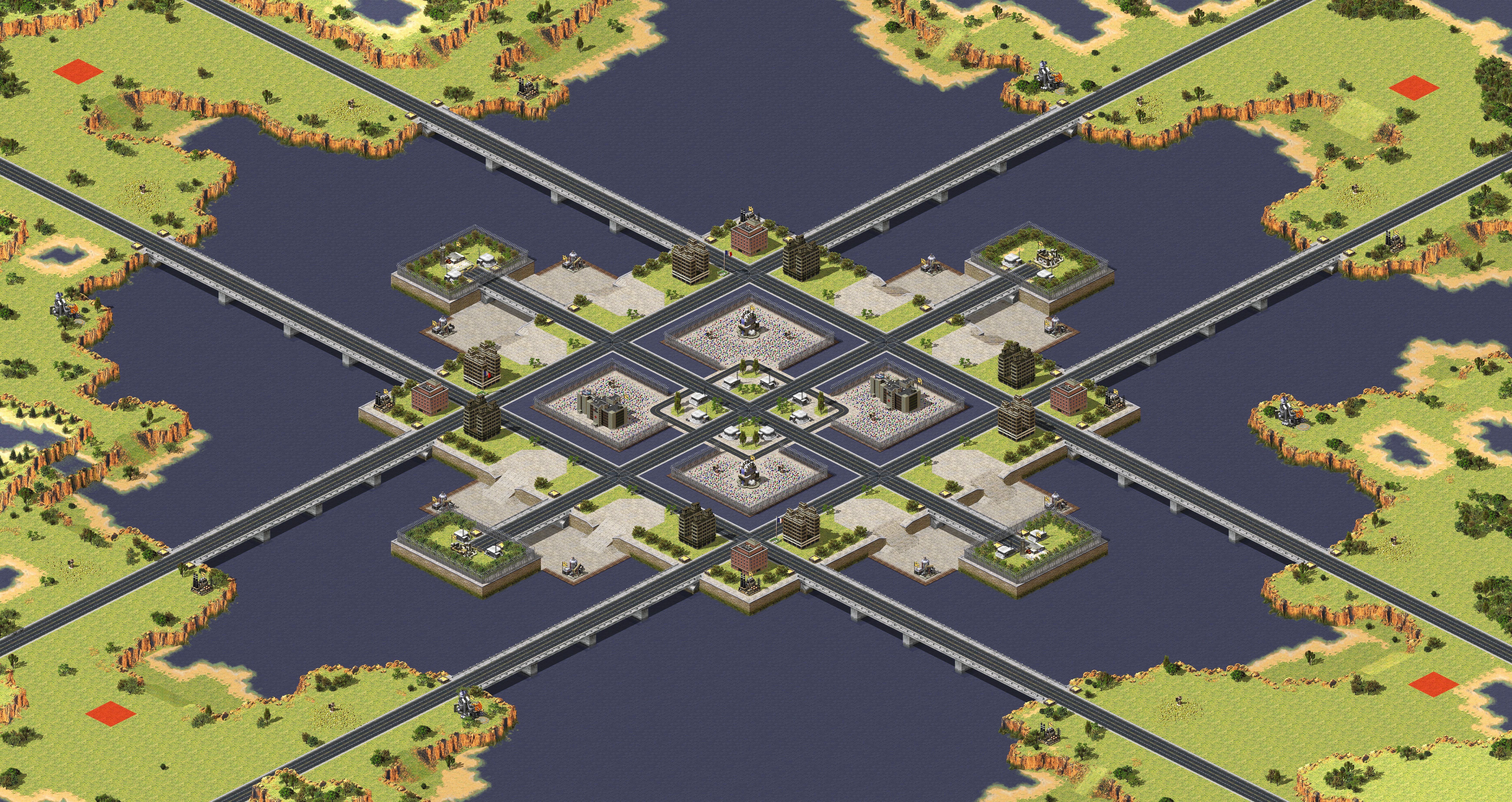 Rendered map: Arcachon, France