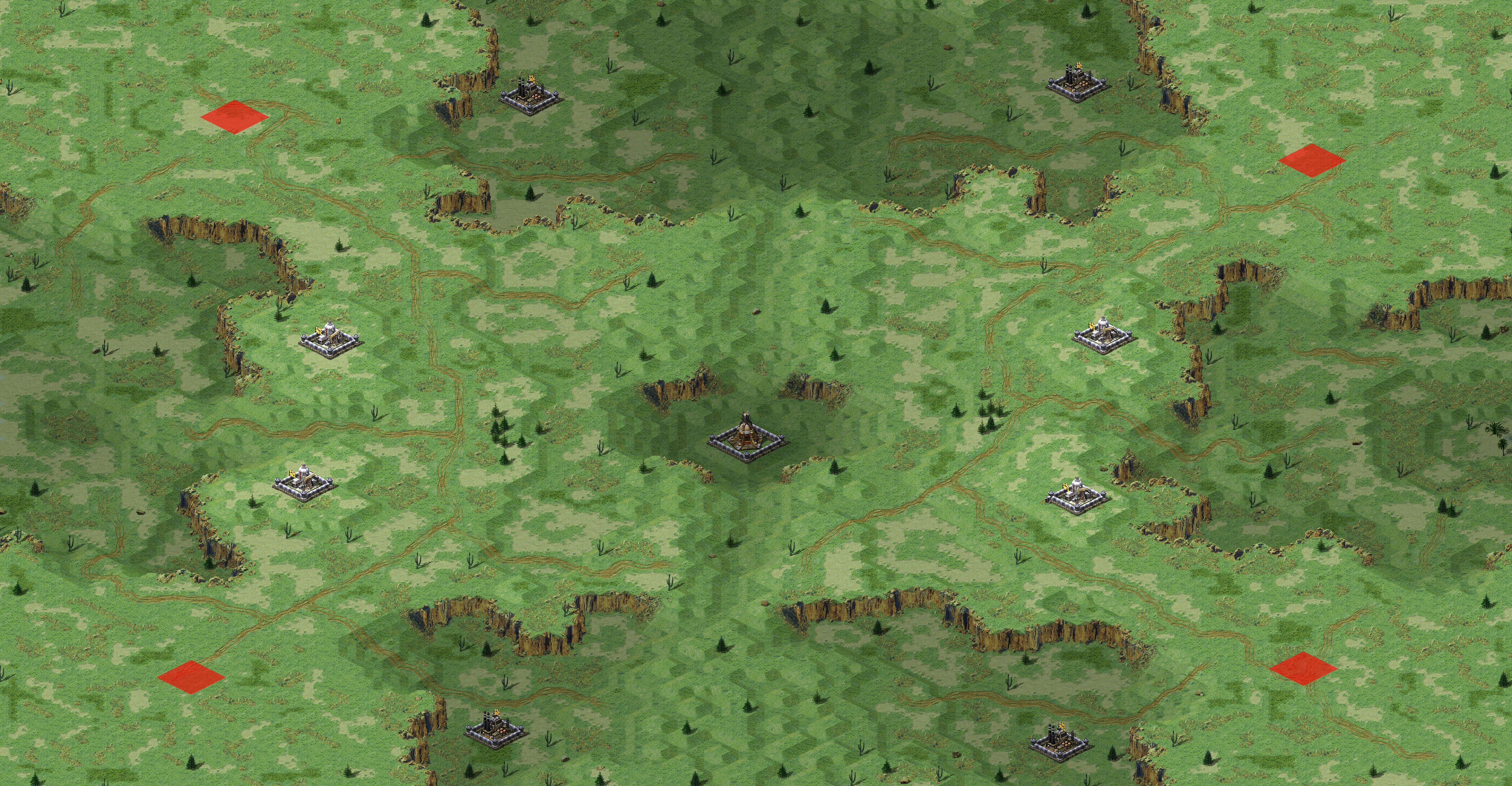 Rendered map: Green Valley