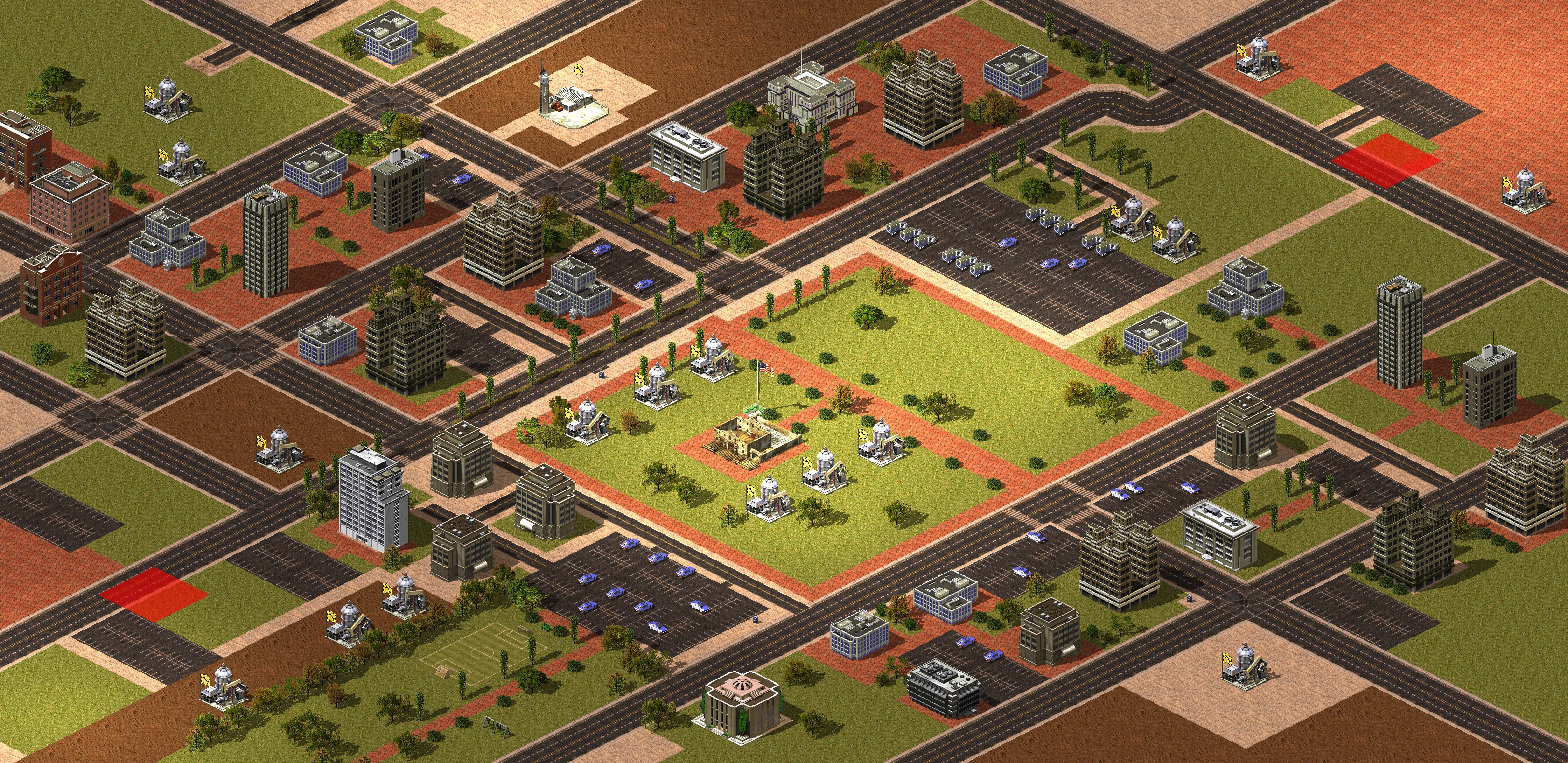 Rendered map: The Alamo