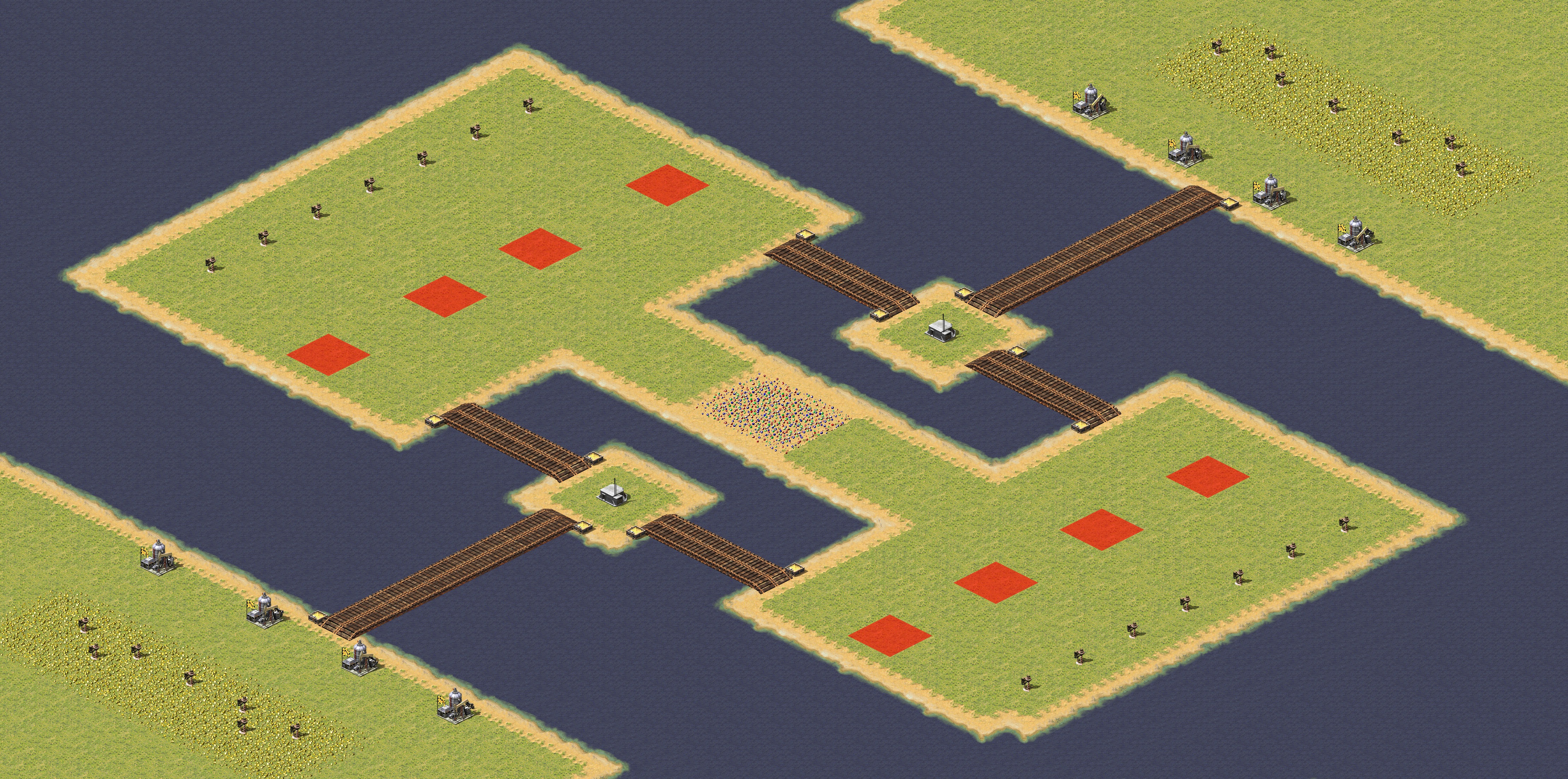 Rendered map: Beach Assault 4v4