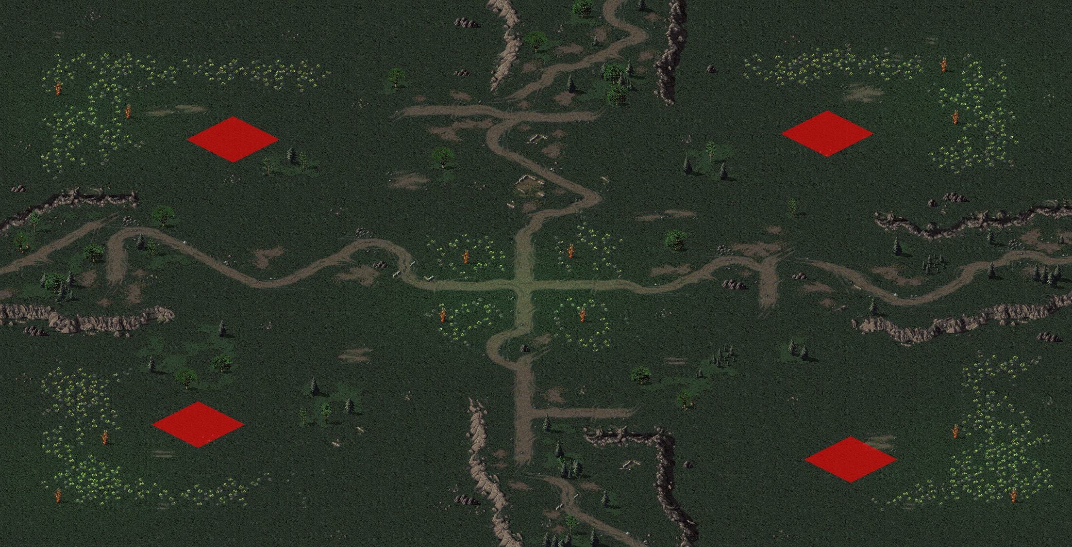 Rendered map: Road to Middle
