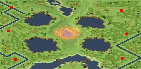 Rendered preview of Volcano Lake