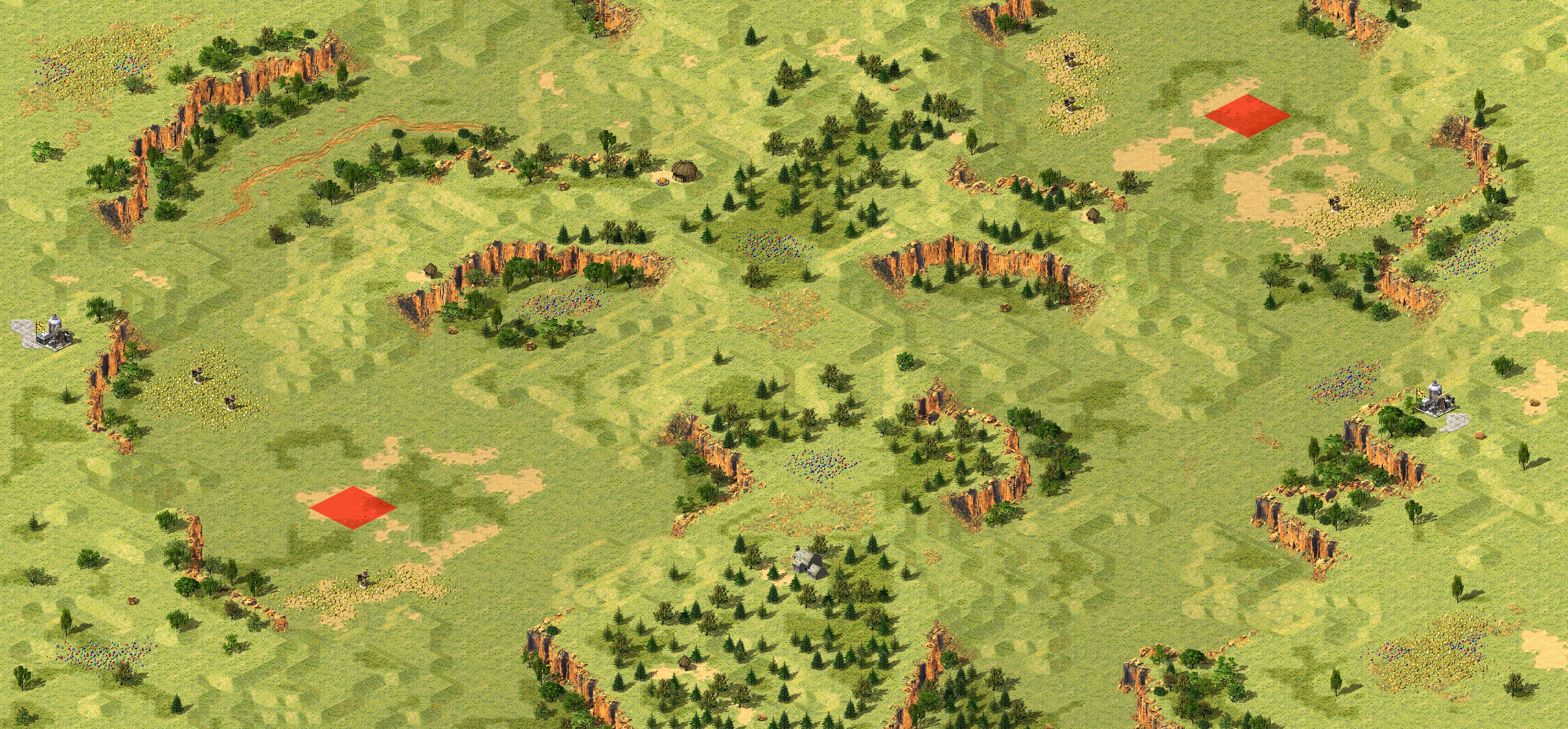 Rendered map: 隔山有眼[对战]